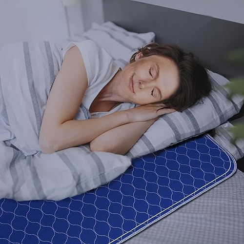 Miniatura 7 de Alsunny Hide Stains - Almohadillas de cama lavables de 36 x 72 pulgadas, almohadillas de cama resistentes y absorbentes, lavables, impermeables,