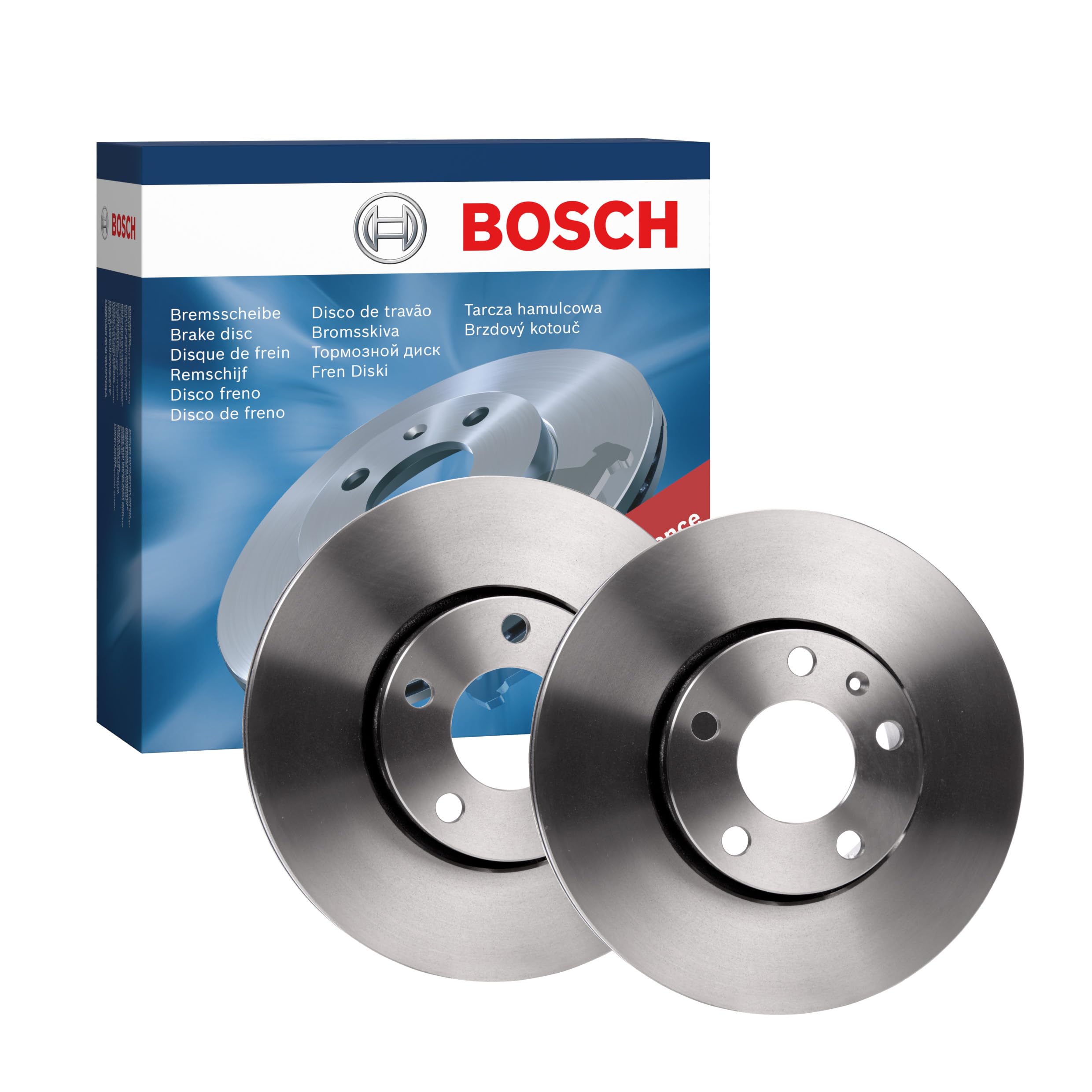 Bosch Pair of Brake Discs 0986479R82 Pair for Both Wheels on 1 Axle - OE Quality