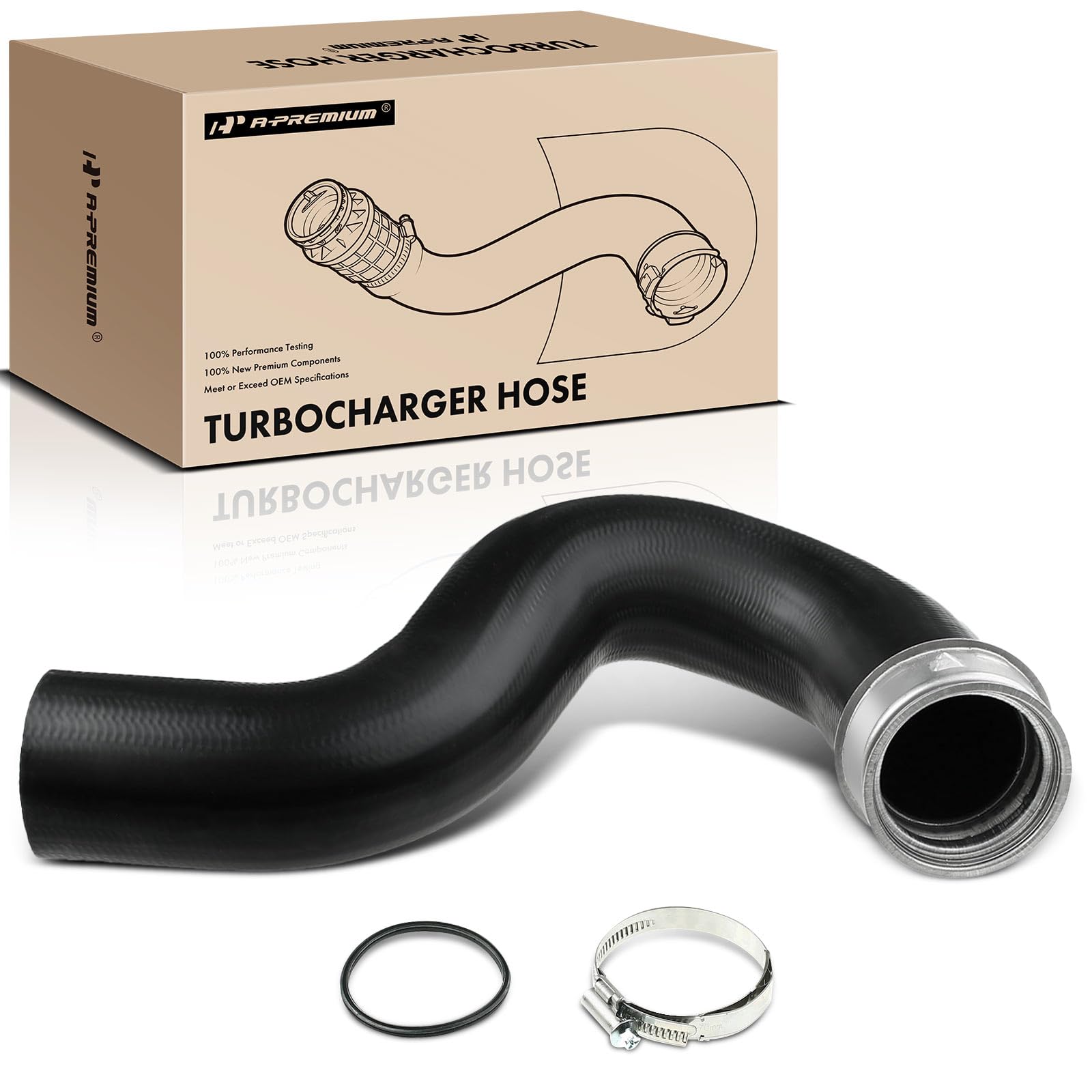 Photo 1 of A-Premium Hot Side Turbocharger Intercooler Hose Compatible with Dodge Sprinter 2500/3500 & Freightliner Sprinter 2500/3500, 2007 2008 2009, V6 3.0L/3.5L, Replace# 68047331AA, 9065282282