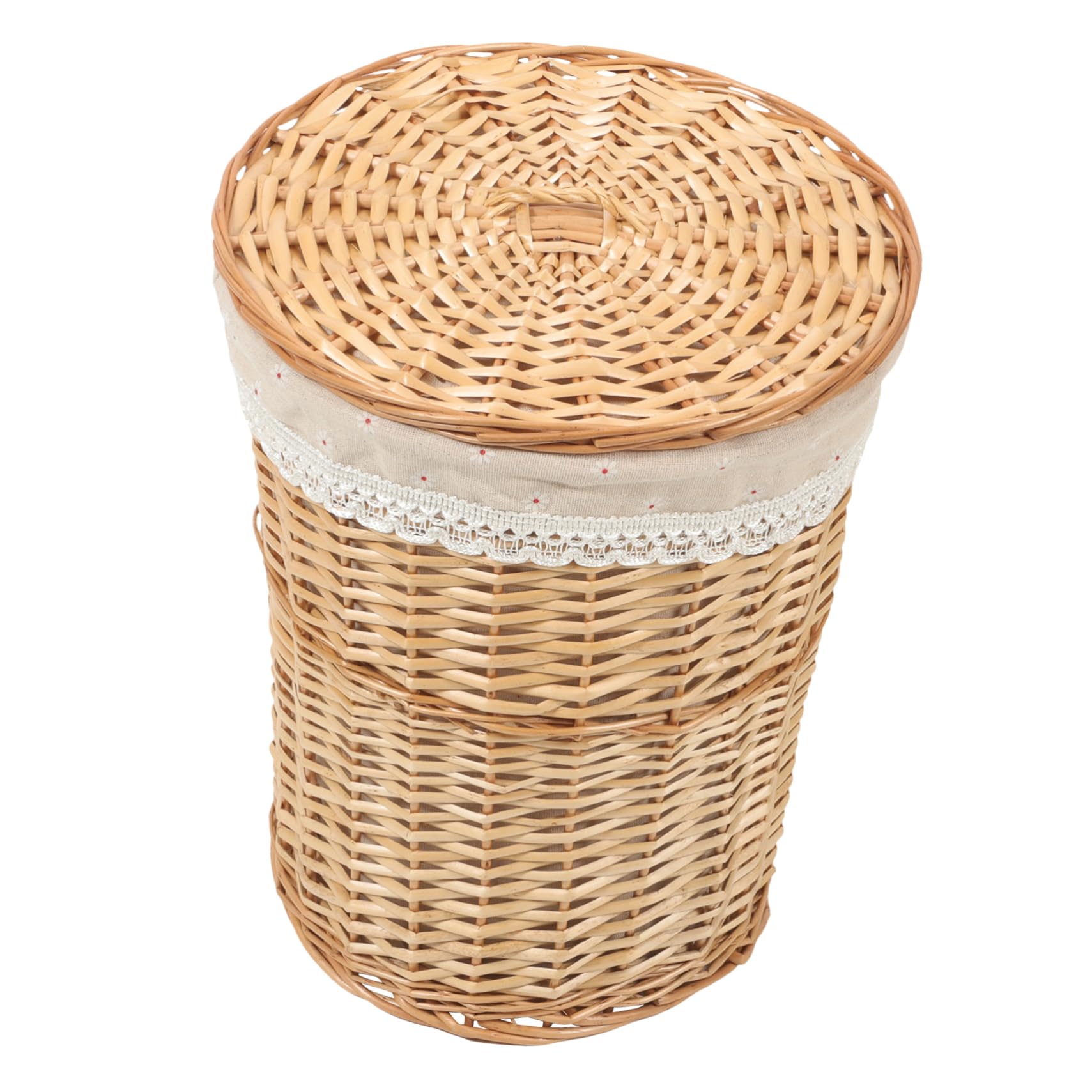 Panier à linge tressé grand format Vaguelly pour cacher le linge sale