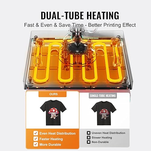 Miniatura 5 de VEVOR Máquina de prensa de calor, 12 x 15 pulgadas, máquina de transferencia de calor 5 en 1 con prensa de vaso de 30 onzas, prensado de camisetas