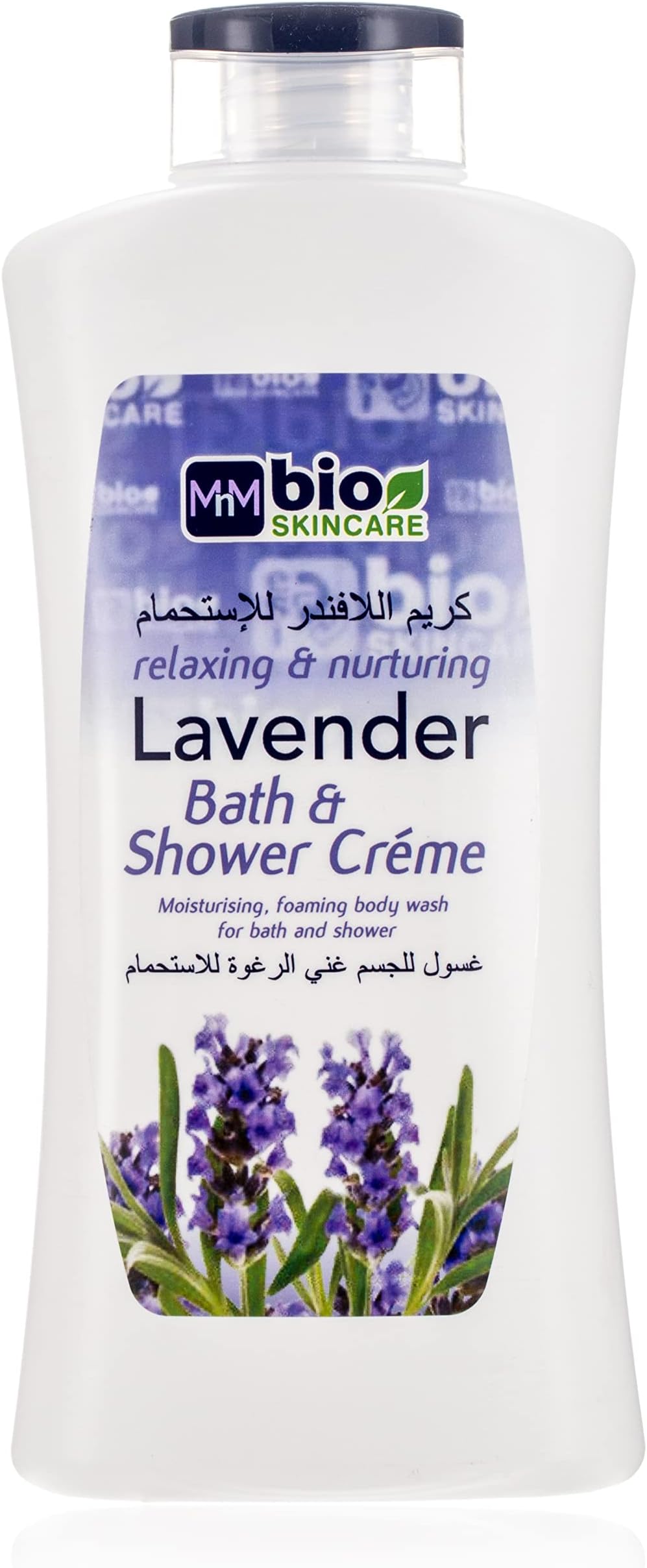 Bio Skincare Bath & Shower Creme Lavender, 750ml, White