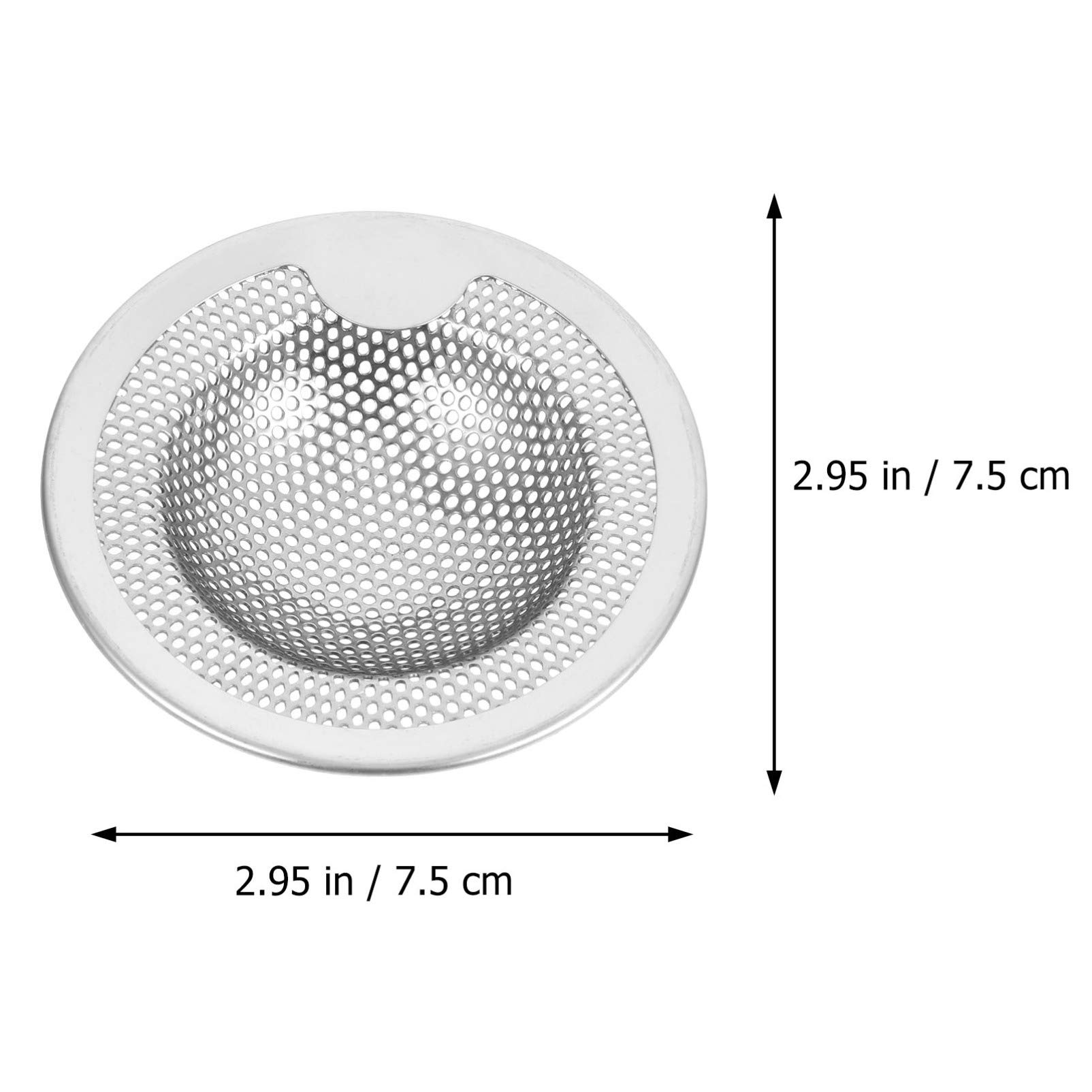 Hemobllo 8pezzi Inossidabile Per Lavelli Strainer Per Scarico Per Prevenire Ostruzioni e Catturare Residui Facile e Resistente