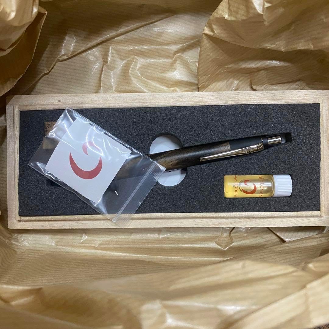 新品未使用！野原工芸　黒柿のボールペン　シルバークリップ　SANZOクリップ Amazon.co.jp: 野原工芸 新型SANZOクリップ 黒柿 スタンダード