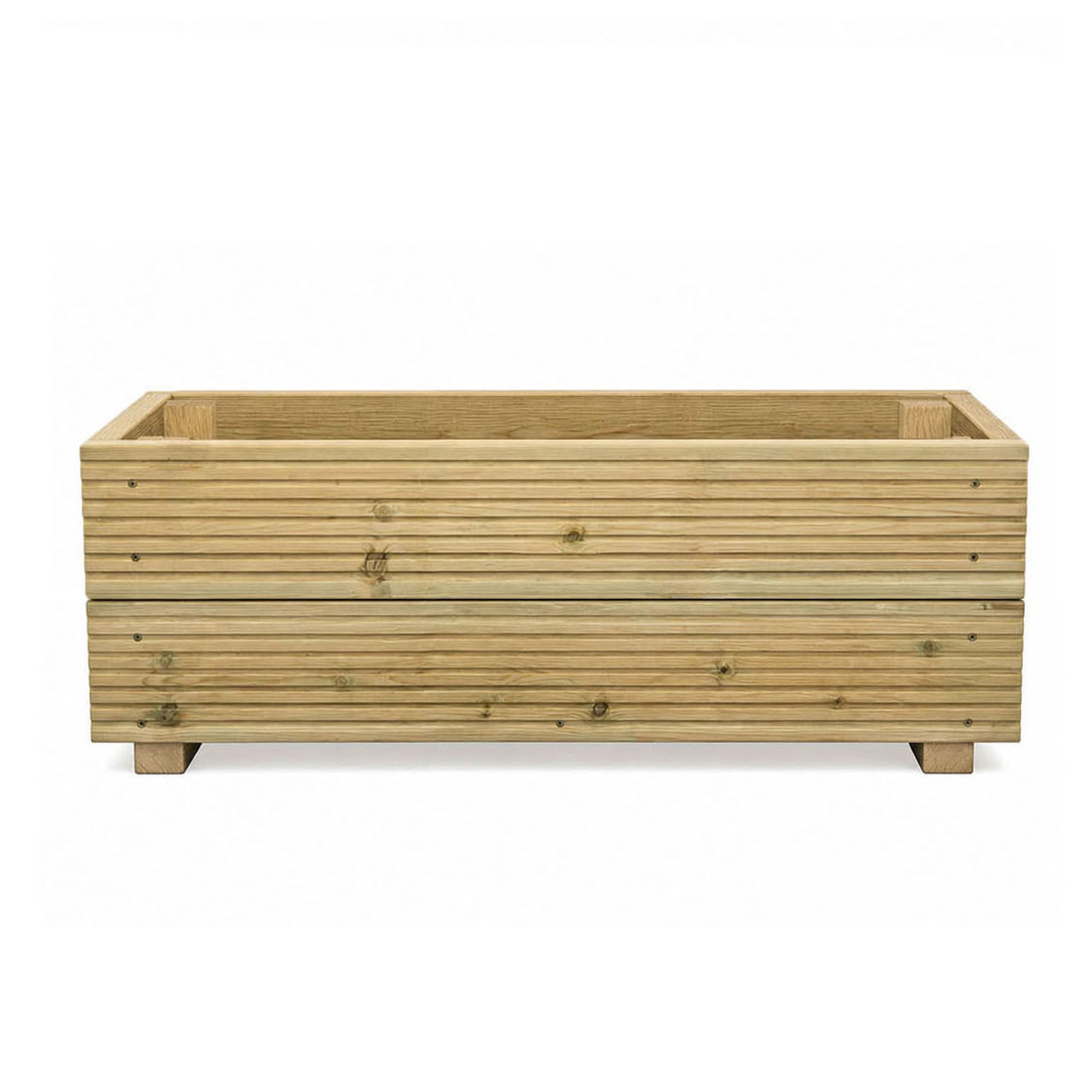 Cutncraft Designs Special Planter 3Ft Wooden Planters For Garden – Large Planters Outdoor – Planter Box
