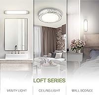 Vista 8 de ASD Lámpara de Techo LED Empotrada de 12 Pulgadas para Dormitorio, 20W 1130LM 5CCT 2700K-5000K, Luces Regulables Triac, Comedor, Sala de Estar