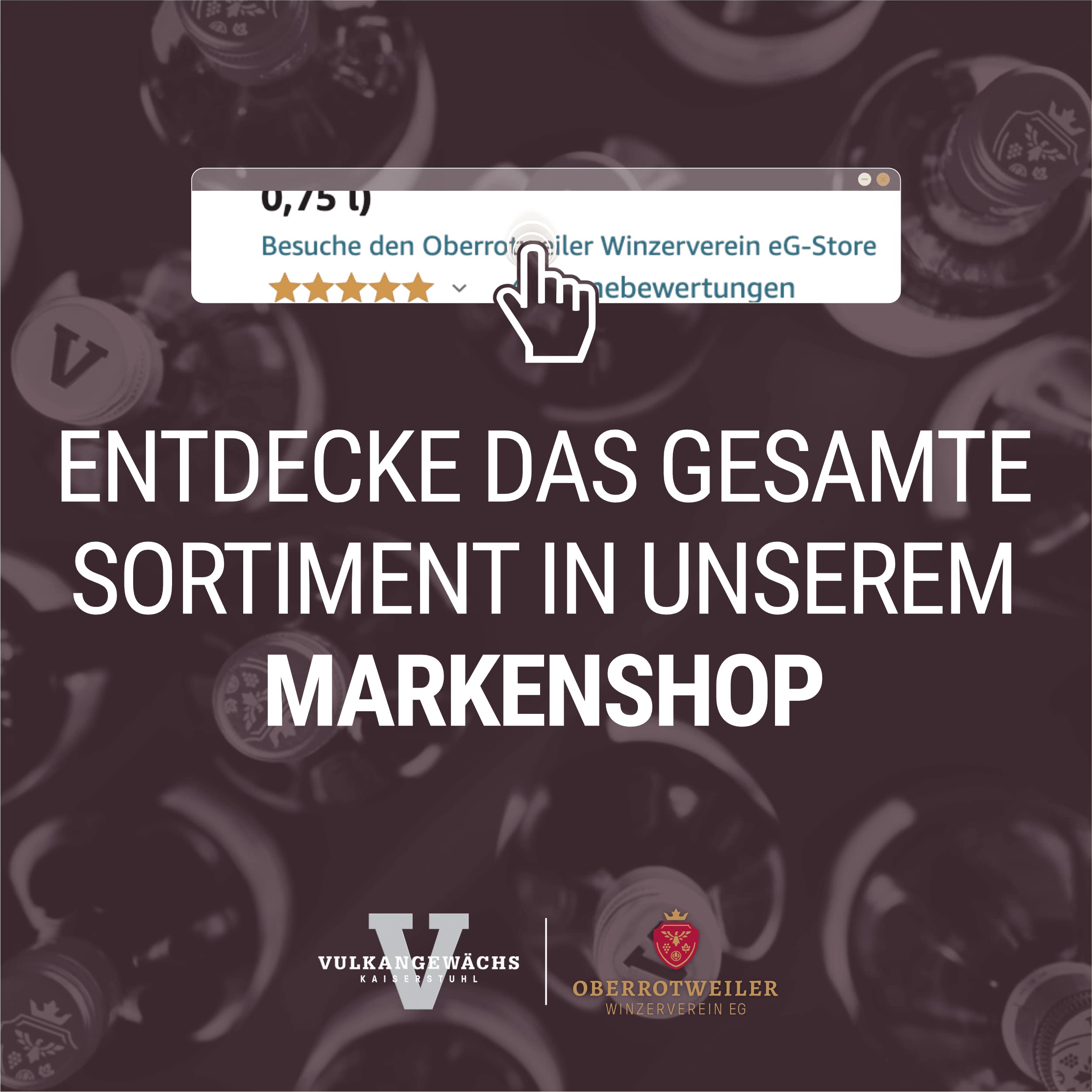 Vulkangewächs Kaiserstuhl Spätburgunder QbA trocken - SILBER 2025 AWC Vienna - Rotwein trocken, ausdrucksstark und kräftig im Geschmack - Badischer Wein (6 x 0,75 l)