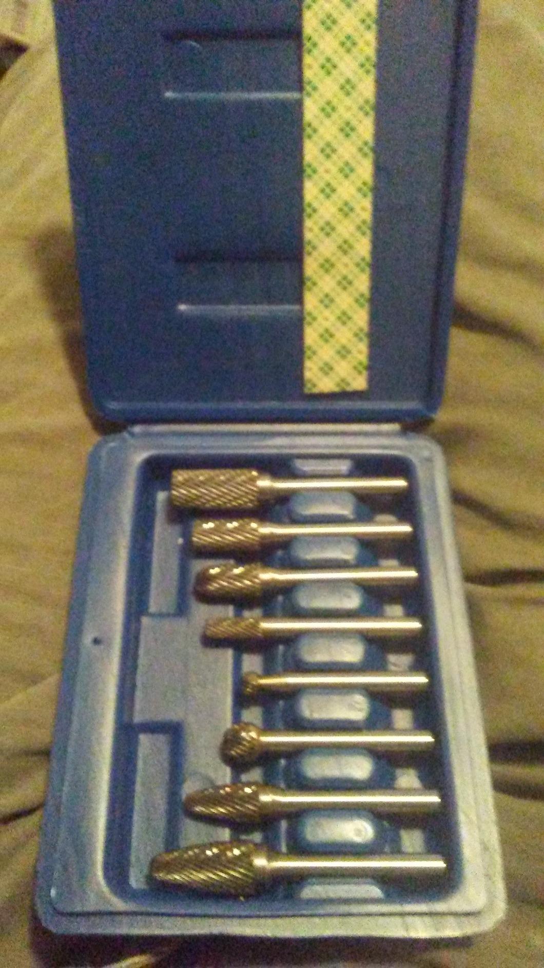 Astro Pneumatic 2181 8-Piece Carbide Burr Set – Rotary File Kit