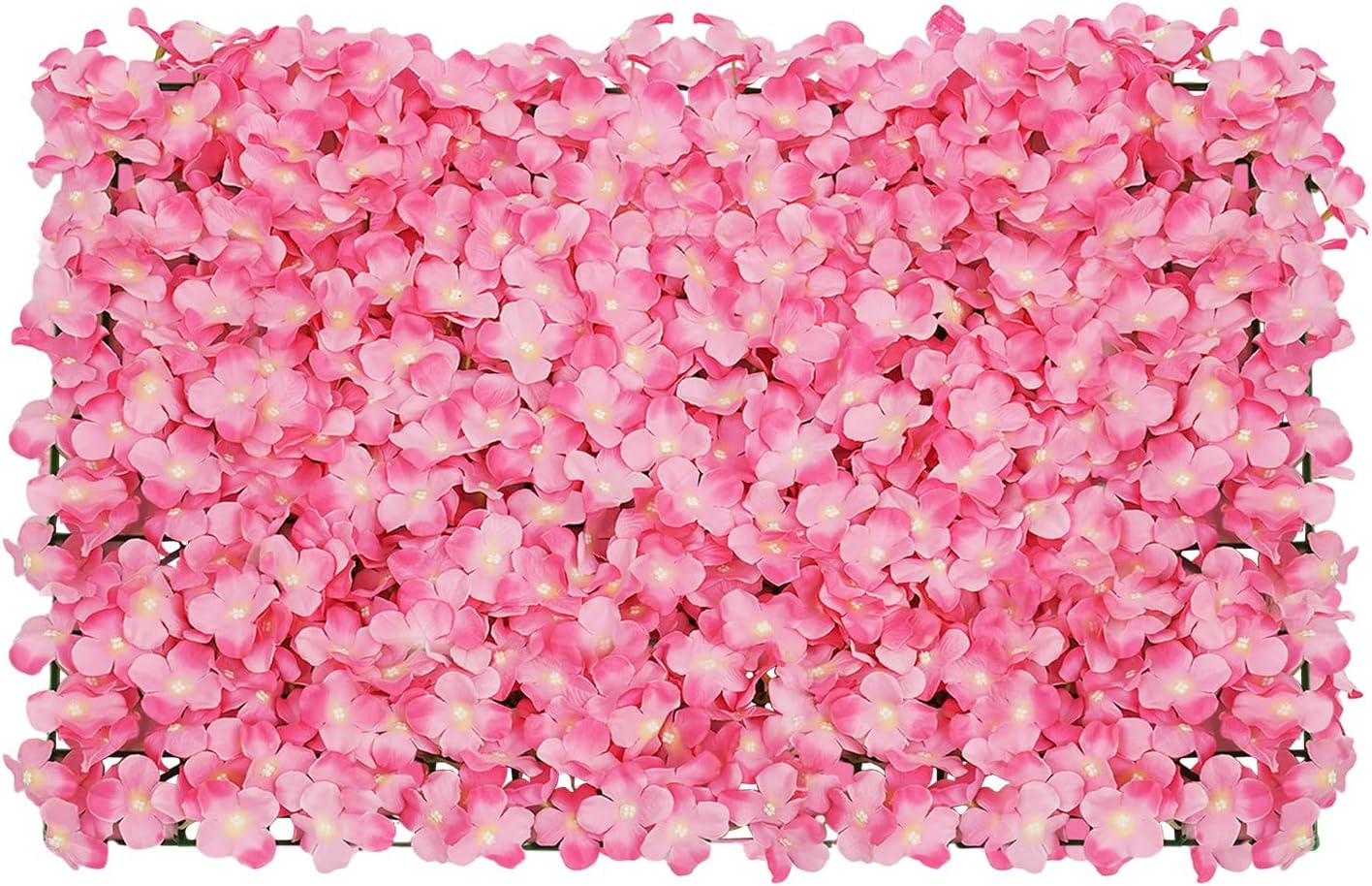 20pcs Artificial Flower Wall Panel Flowers Wall Decoration Pink for Home Party Wedding Festival Decor