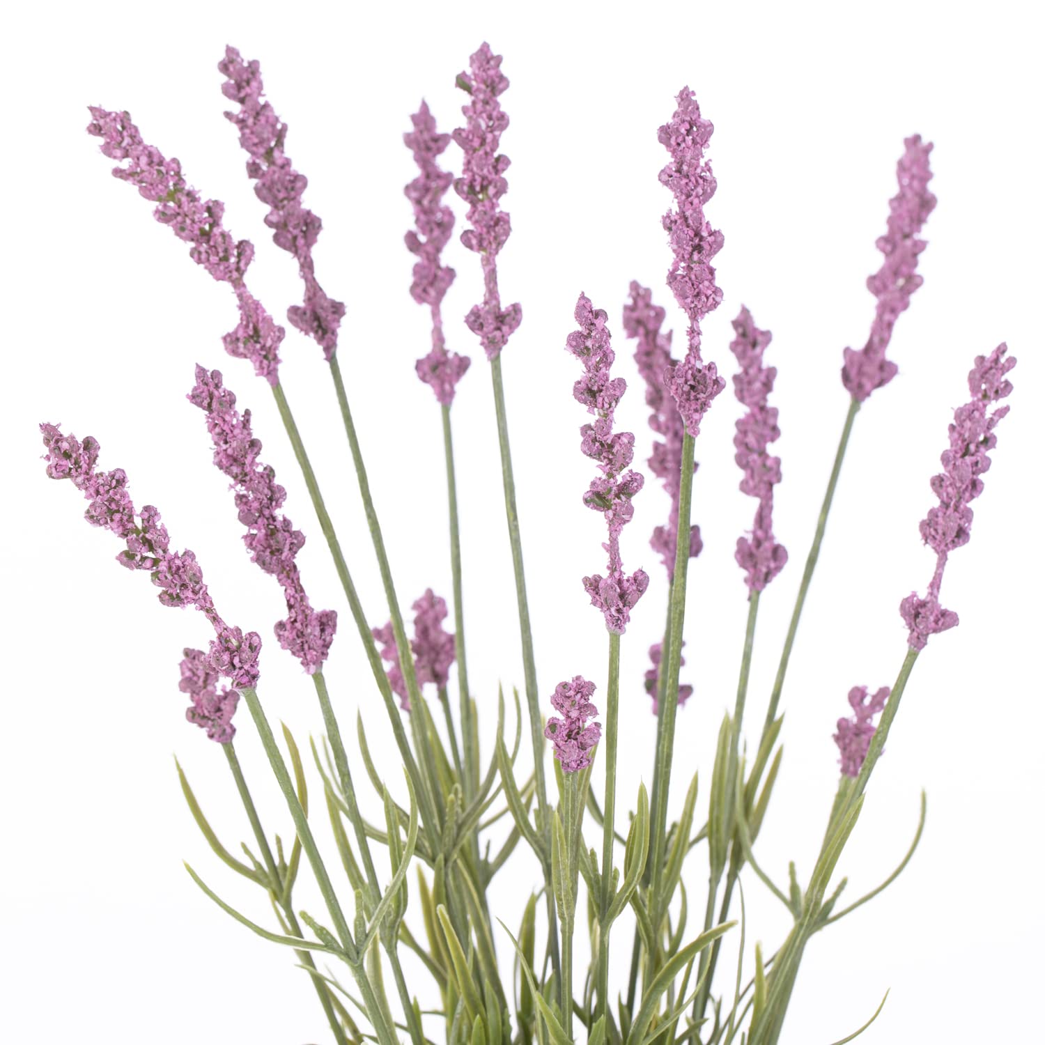 AmeliaHome Kunstblumen künstliche Pflanzen Dekoration 10 Stücke Lavi Violett 18 cm