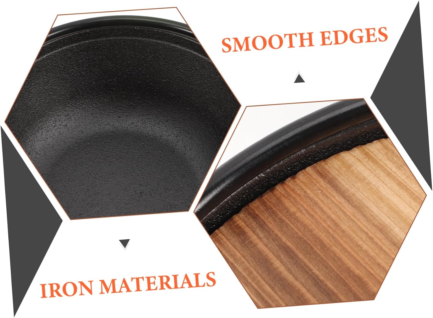 Healifty Japanese Thickened Cast Iron Stew Soup Pot with Handle and Lid Uncoated Household Cooking Pot for Stewing Stir Frying High Heat Resistant Pan