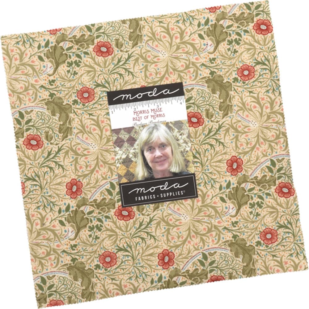 Moda Fabrics Assorted Morris Muse Layer Cake®, 42 10-Inch Precut Fabric Quilt Squares By Barbara Brackman