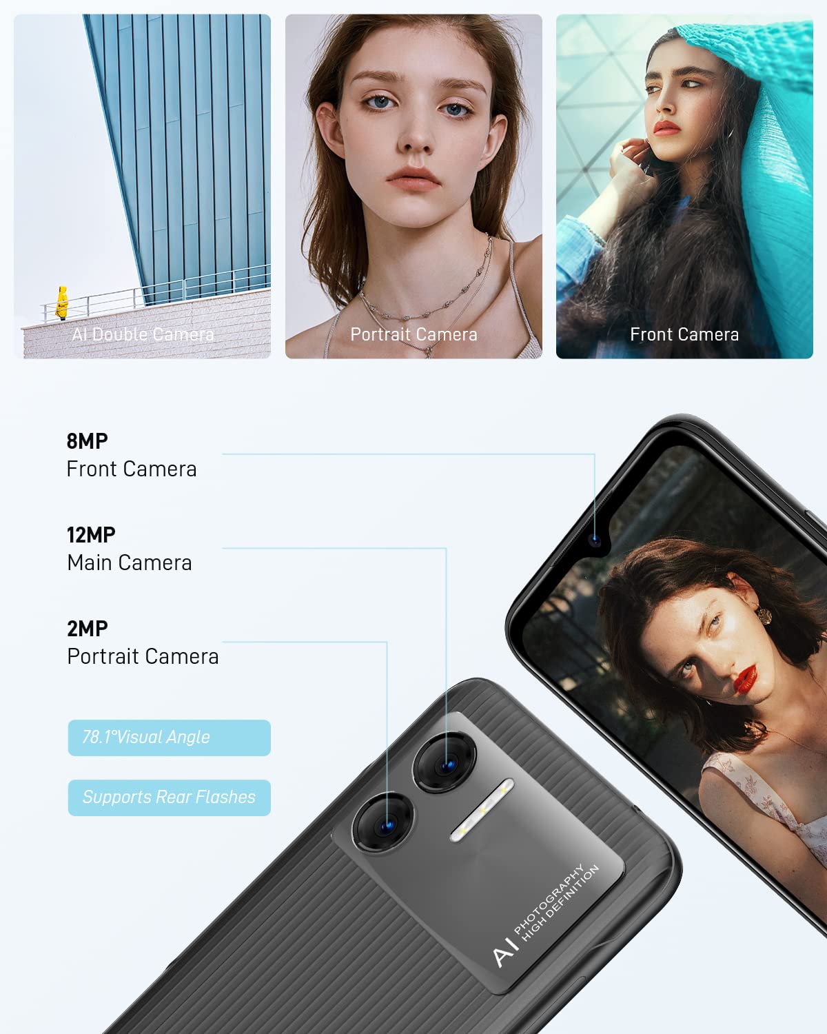 DOOGEE X98 Pro Mobile Phone, Android 12 Smartphone SIM Free Phones