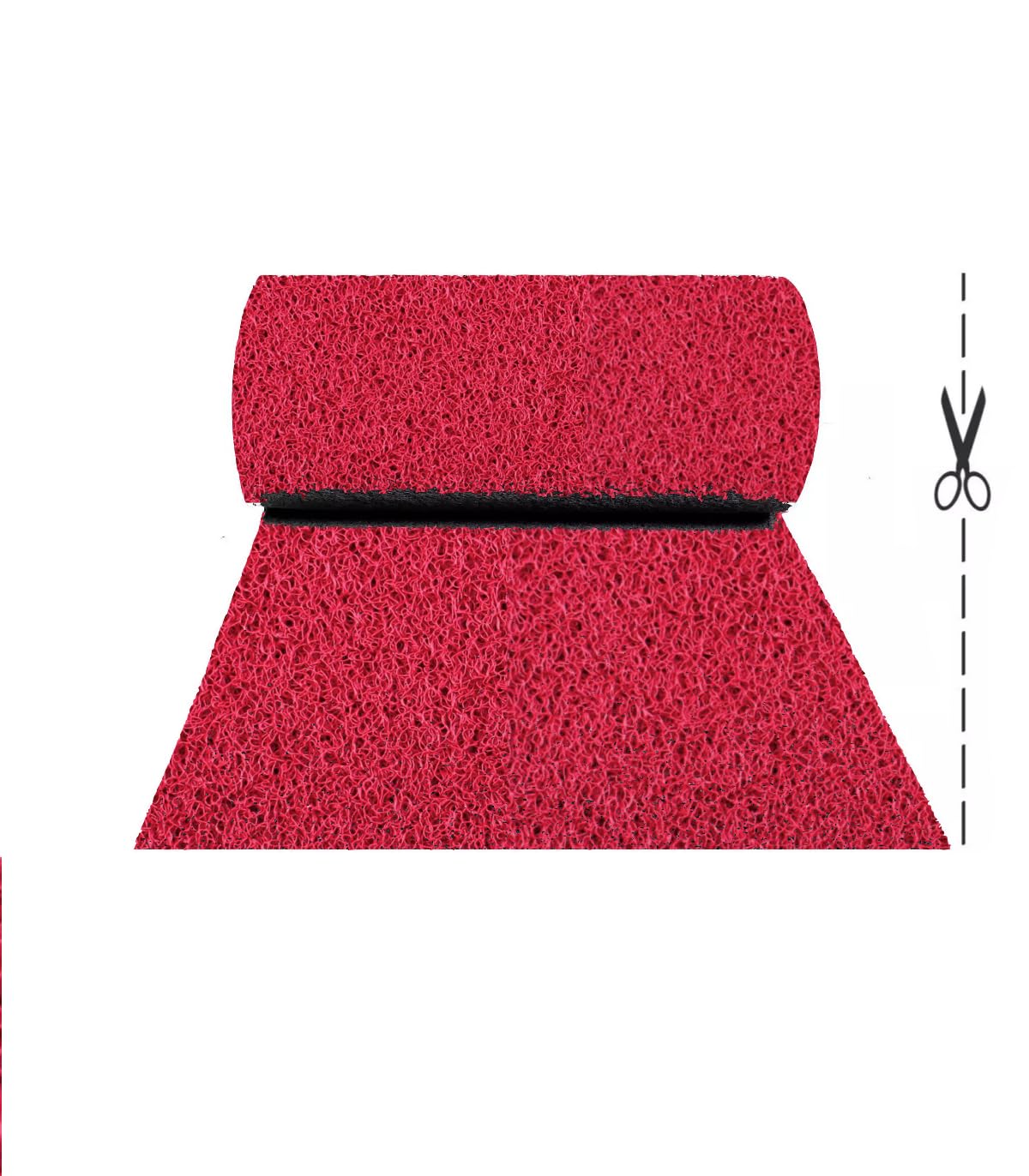 Tappeto PVC Ricciolo Esterno/Interno - 120x90 Cm, Marrone, 15 Mm Spessore - Foto 2