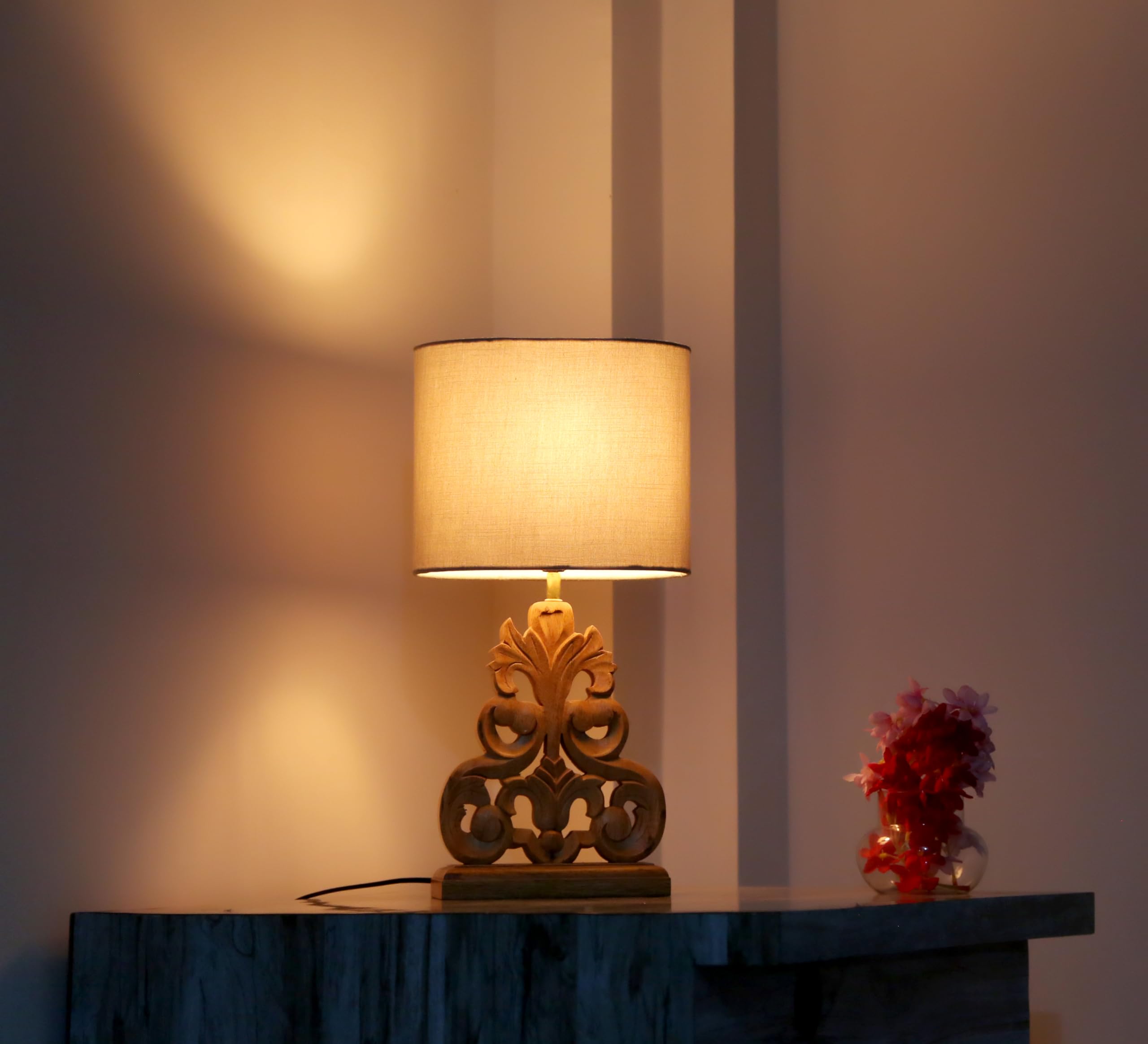 LIGHT ANGLEamp, Table Lamp, Night Lamp Home Decor Items, Lamp for Living Room, Light Lamp, Bedside Lamp, Table Lamp for Bedroom, Bedroom Decoration Items, Room Decor (Off Dark)