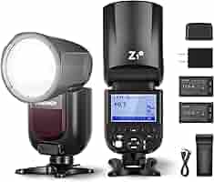 フラッシュ（NEEWER Z1-N ） Amazon.com : NEEWER Z1-N Round Head Flash Speedlite for