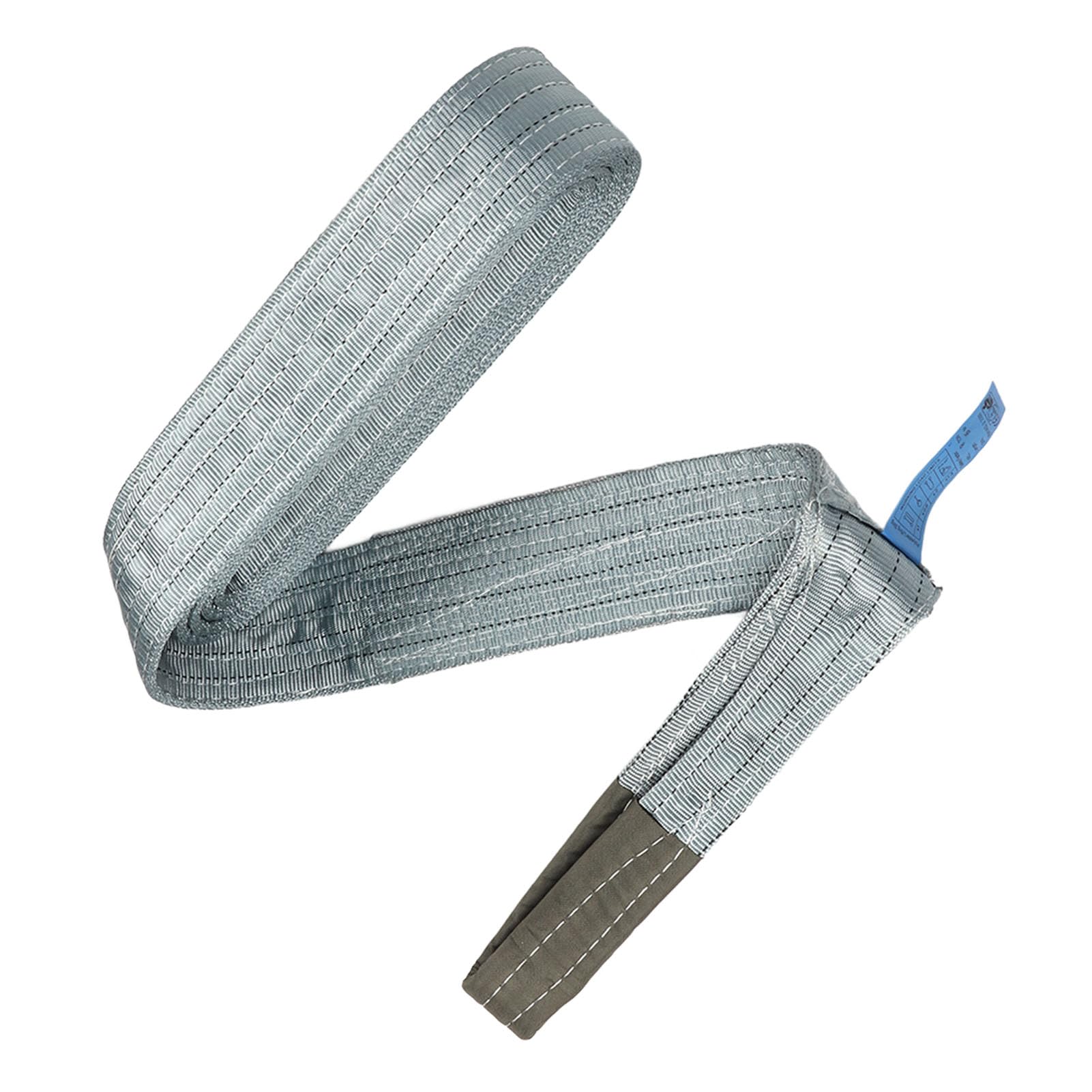Ausla Heben, Flacher Hebegurt aus Polyester mit Doppelendschnalle, Hochfester, Flexibler Abrieb für die Hebetechnik von Industriekranen und die Handhabung Schwerer Lasten (8T)