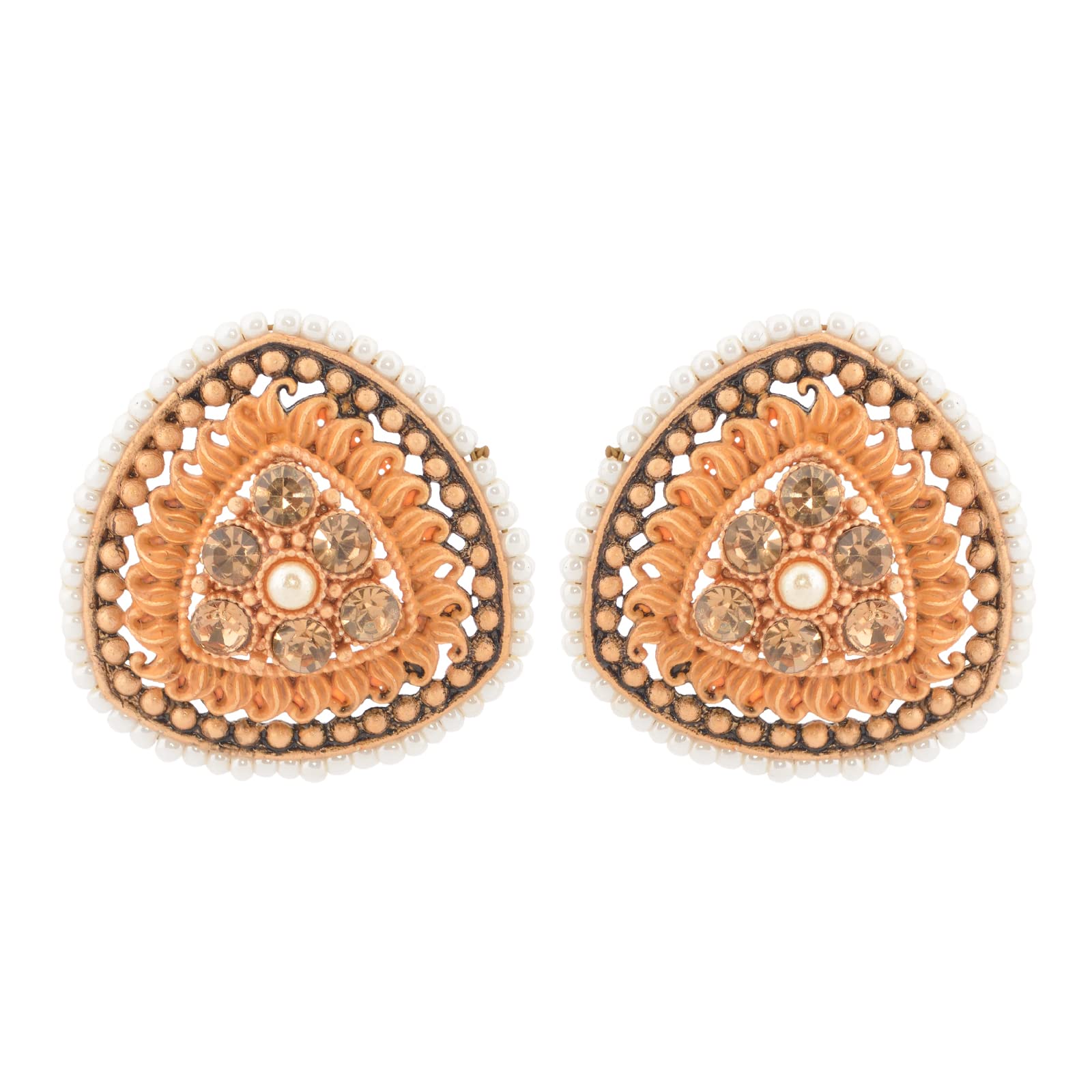 See full amazon price history chart for YuWe Beautifully Enamelled Stylish Traditional Fashion Stud Jhumka Earring With Pearl and CZ Stones For Women and girls YuWe Beautifully Enamelled Stylish Traditional Fashion Stud Jhumka Earring With Pearl and CZ Stones For Women and girls (B0D3TRLNQS) Amazon Price History, Amazon Price Tracker