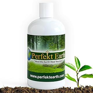 Perfekt Earth Organic Fertilizer - Indoor Plant Food - Liquid Plant Fertilizer - Organic Food for Flowers, Fruits, and Vegetables - Easy to Use 1 Pint Bottle