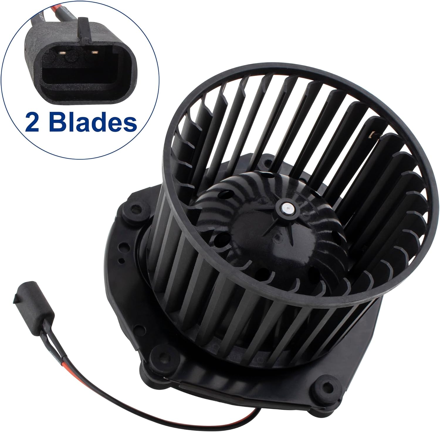 BOXI 700161 Front HVAC Heater Blower Motor Assembly Fits for Chevrolet for GMC C2500 C3500 K2500 K3500 Silverado 2500 2000 / C3500HD 2000-2002 / Silverado/Sierra 3500 2002 / Replaces 2311800 15-80173