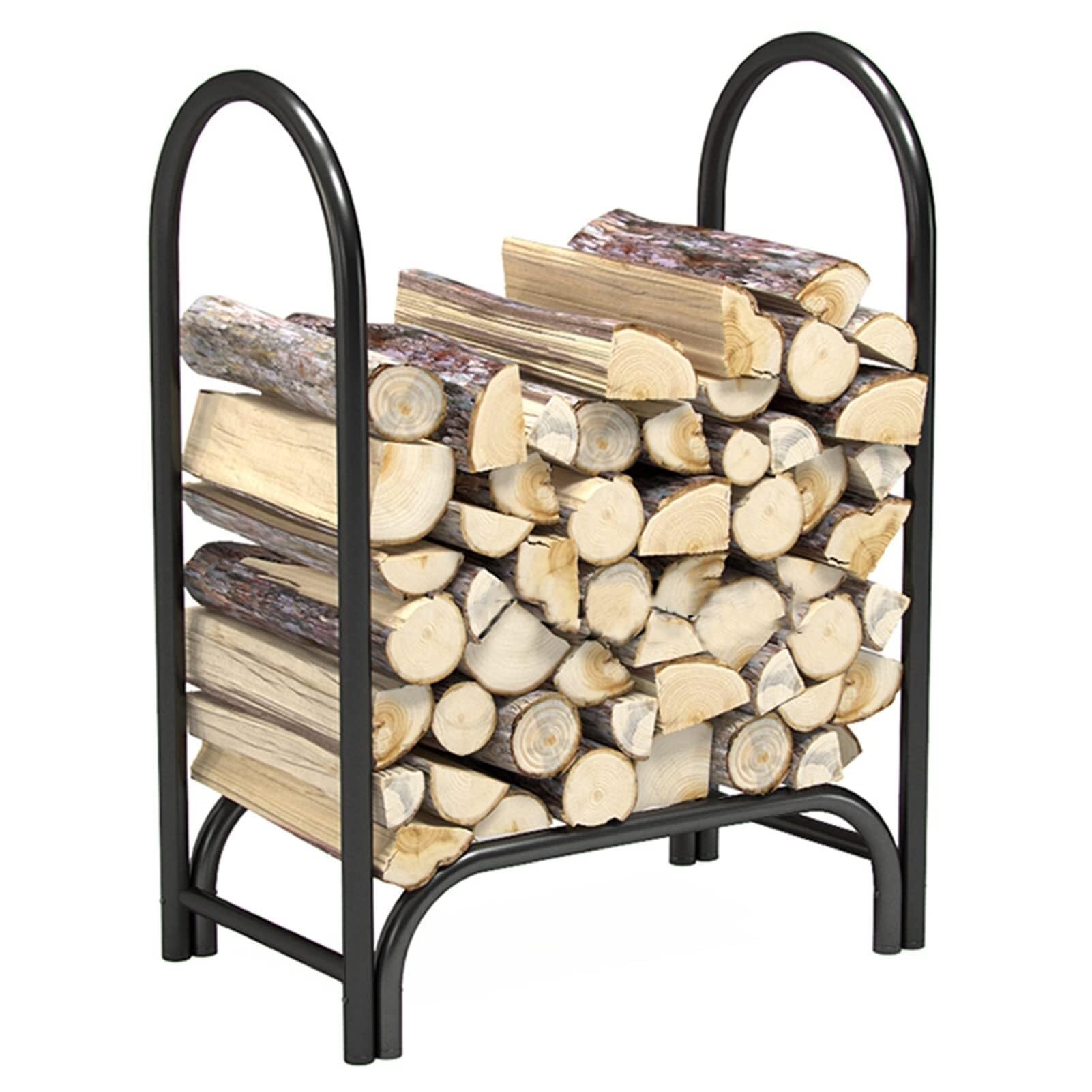 Porte-bûches en acier pour résoudre les problèmes d'humidité du bois de cheminée