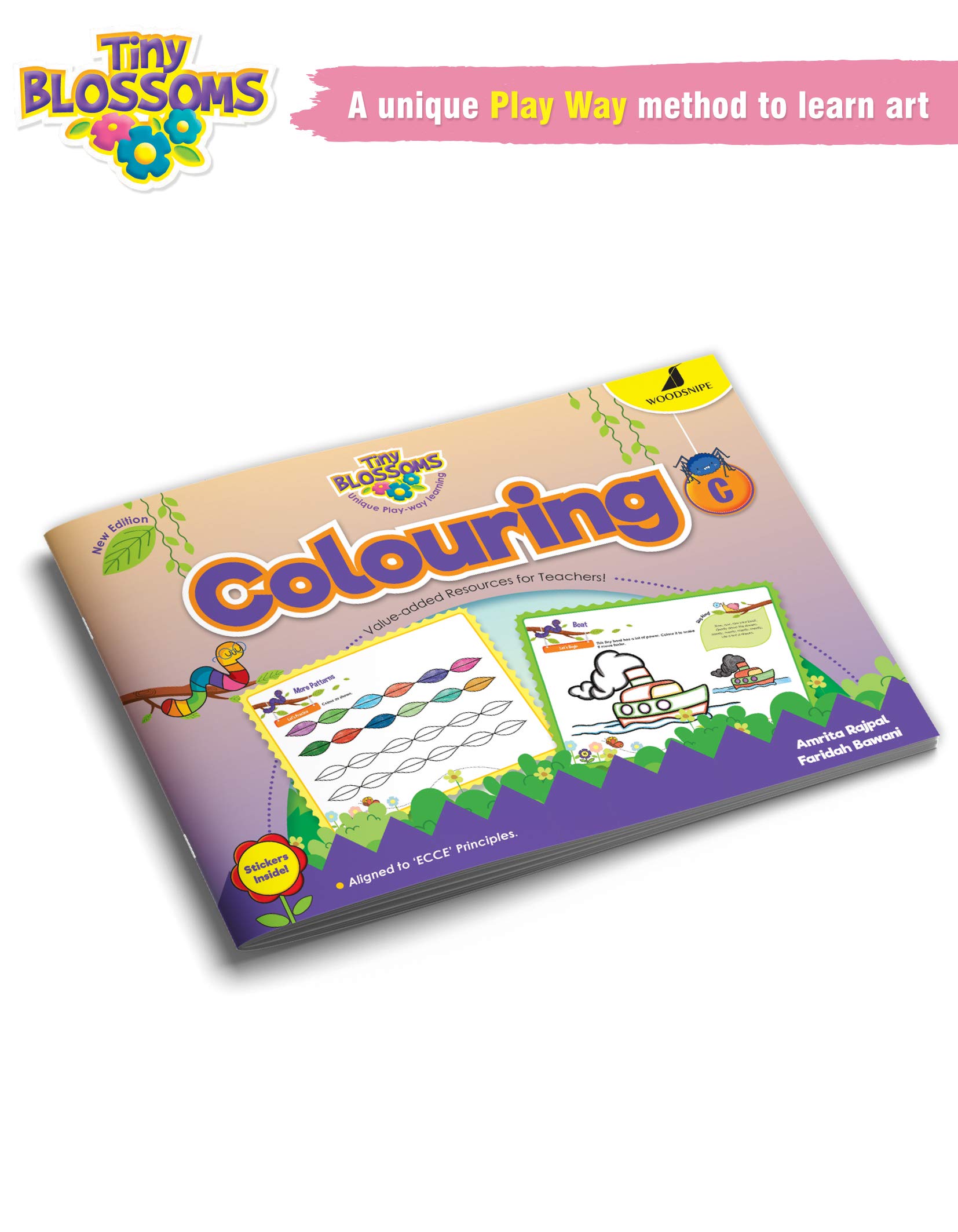Drawing and Colouring for Kids | Tiny Blossoms - Book C | Age 3 - 5 Years | Learn Colouring Patterns and to Draw, Join dots | Art and Craft Activity [Paperback] Amrita Rajpal;Farida Bawani