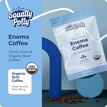 Squatty Potty Enema Coffee Organic Roasted Ground Coffee - 1 lb bag