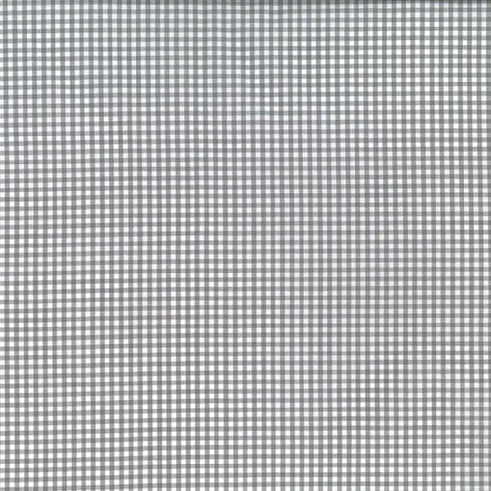 Oh Sew Crafty Limited Grey 100% Yarn Dyed Cotton Fabric 2.5Mm Gingham Check Squares 144Cm Wide (Sold Per Half Metre) (Grey)