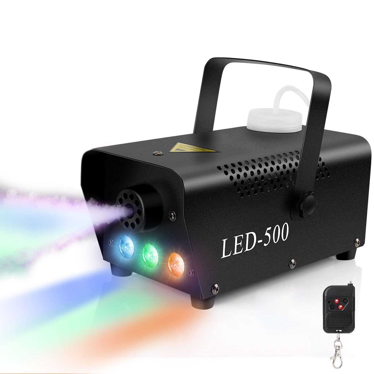 Fog Machine,Smoke Machine,500-Watt upstartech Portable Christmas Party Smoke Fog Machine with Wirele