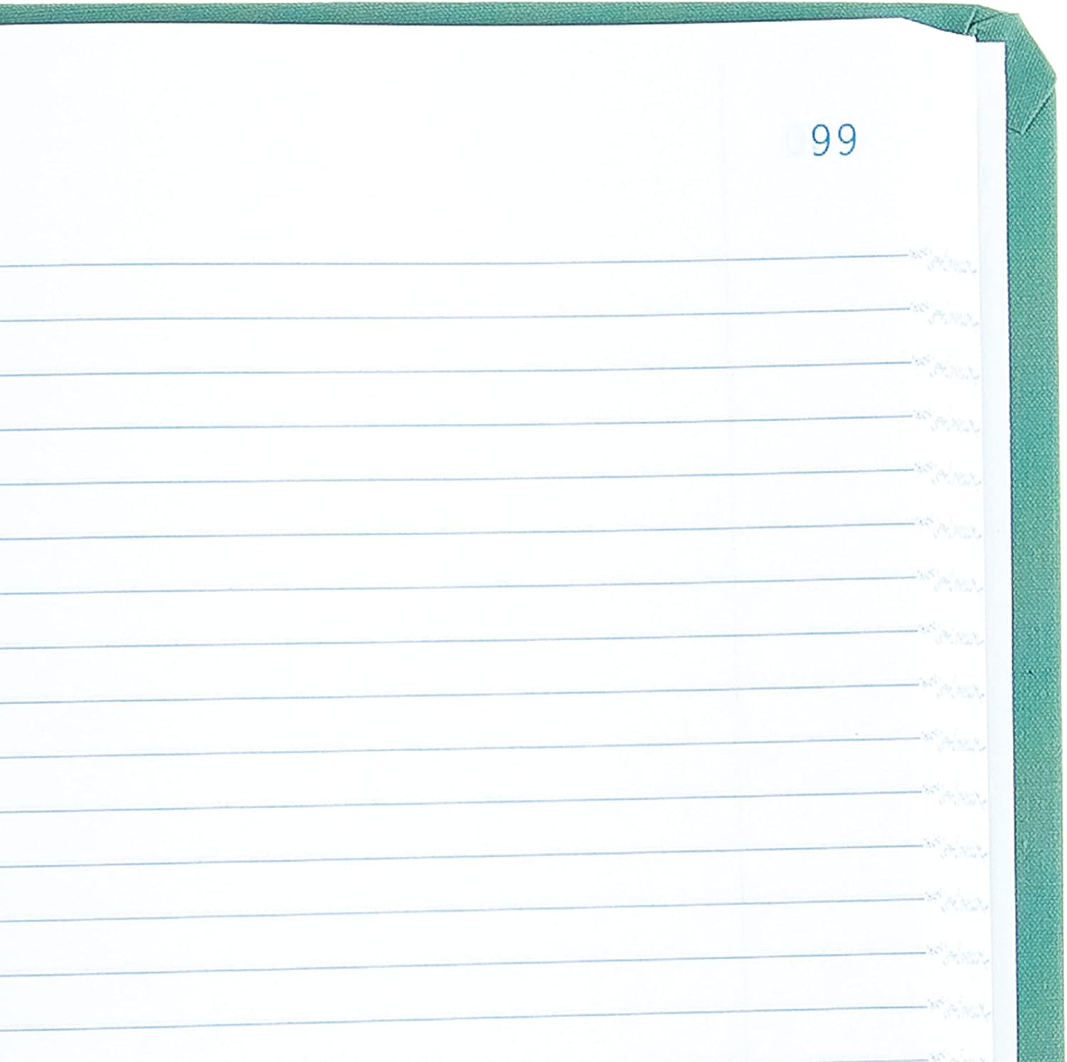 NATIONAL Brand Record Book, Green Canvas, 12.125 x 7.625", 150 Pages (A66150R)