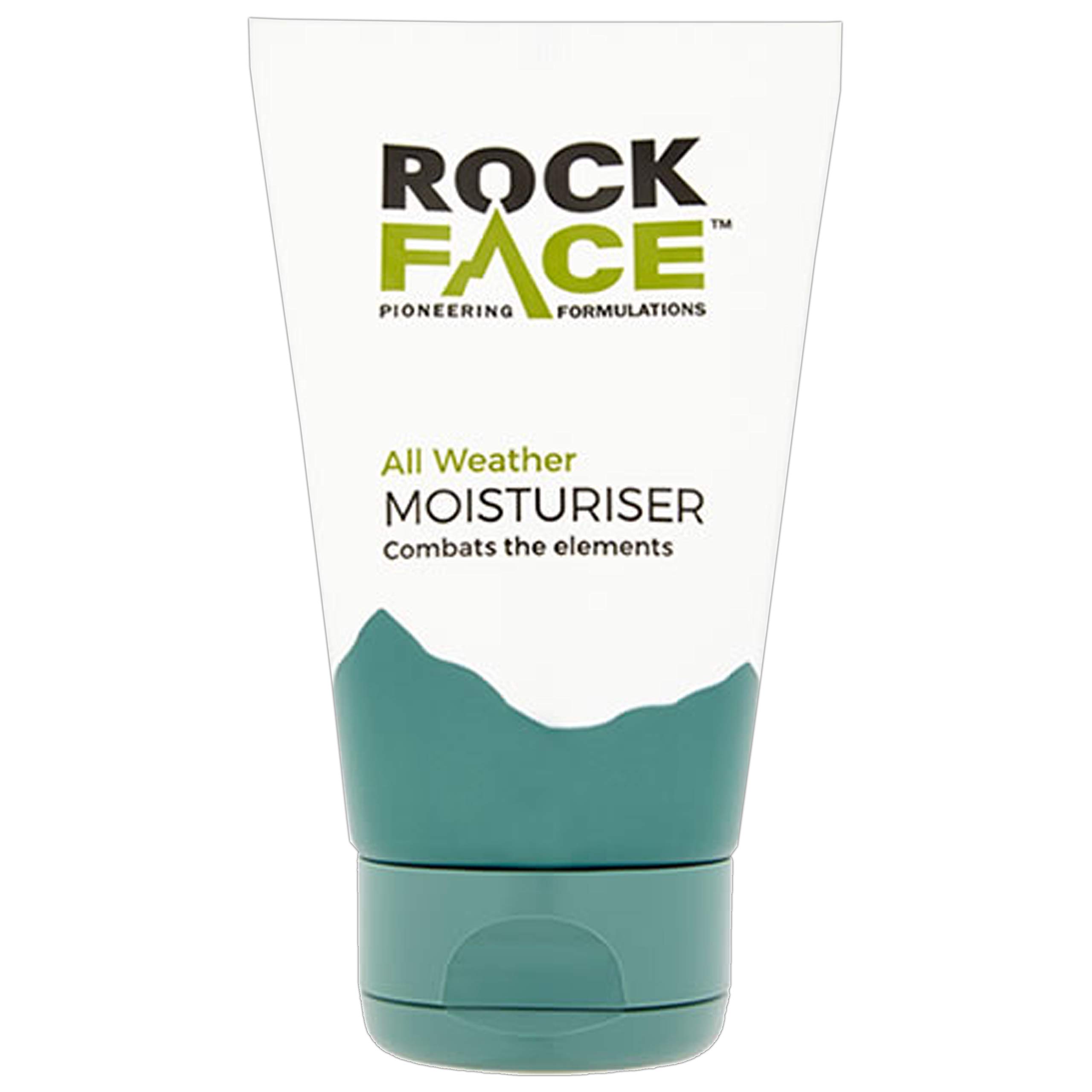 Rockface Men's All-Weather Moisturiser with Shea Butter, Guarana & UV Protection Vegan Cruelty & Paraben-Free