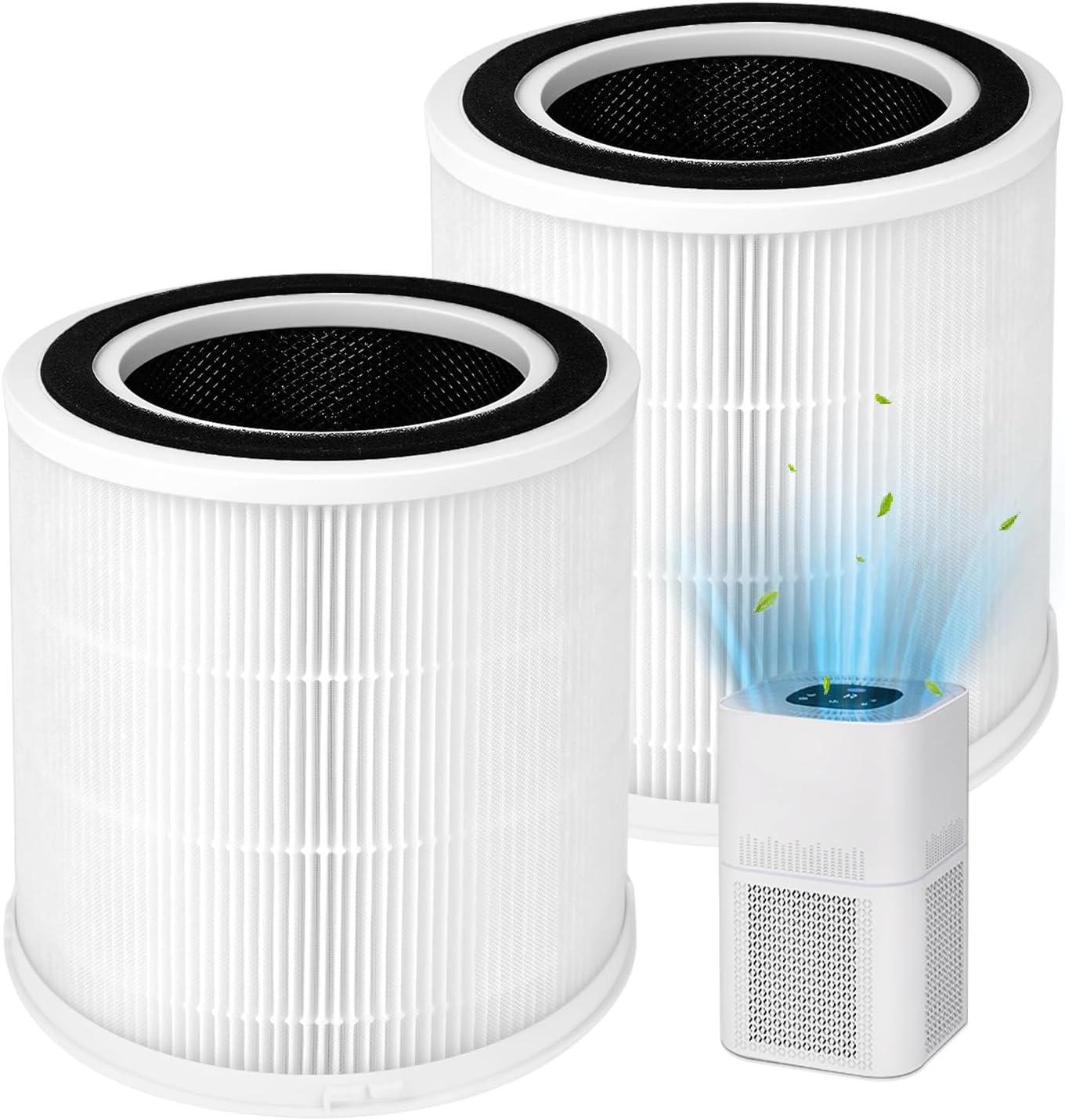 AP301 AP302 Replacement Filter, Compatible with Dayette AP301 AP302 and JOWSET AP301 AP302 Air Purifier, 2Pack (AP301 AP302 Filter 2Pack)