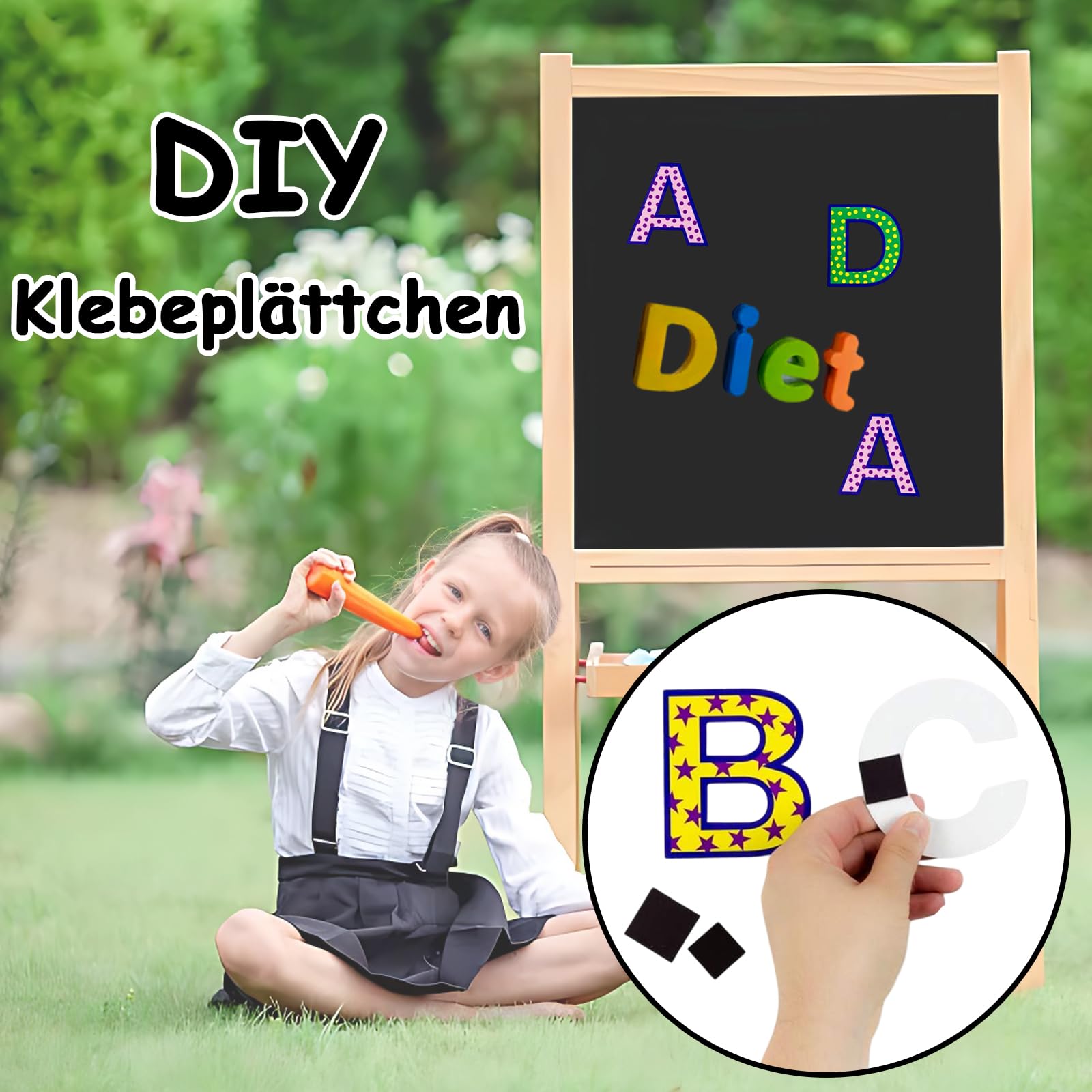 500 stuks magneetplaatjes, zelfklevend, 10 x 10 mm, magneten om te plakken, platte zelfklevende magneten voor school, kantoor, koelkast, whiteboard, knutselen, foto's, magneetstrip voor lichte