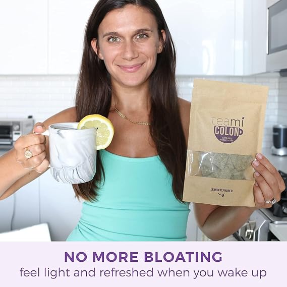 Teami Colon Cleanse and Detox Tea | All Natural Cleanse tea for Men & Women (30 Days Supply, Colon Lemon)