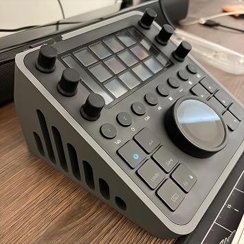 Anti-Slip Desktop Mount for Loupedeck CT, 30o Angle Console Stand, Professional Streaming and Video Editing Controller Mount, No-Tool Installation Grey