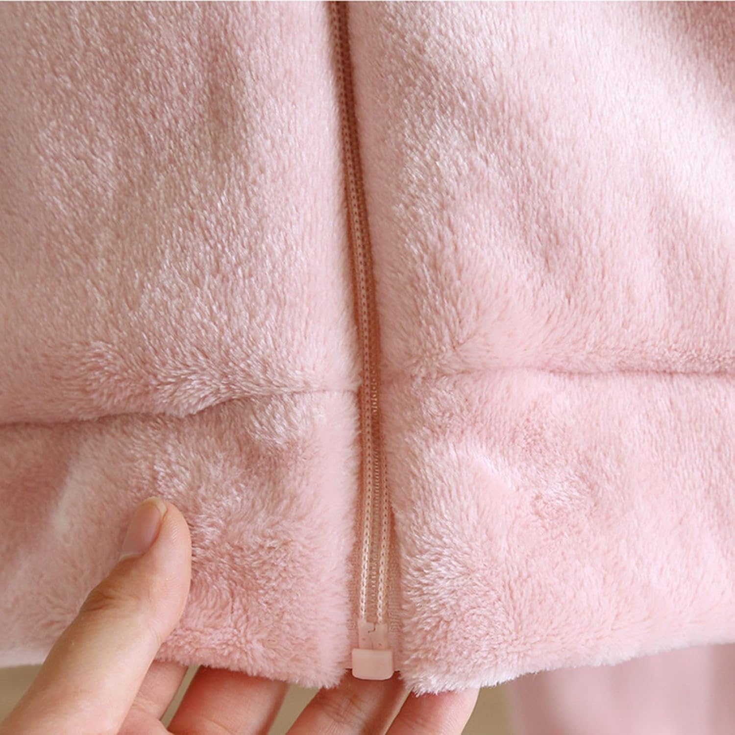 Womens Fuzzy Plush Pajama Set Soft Warm Fleece Pajama Cute Long Pants Loungewear 2 Piece Sleepwear with Pockets