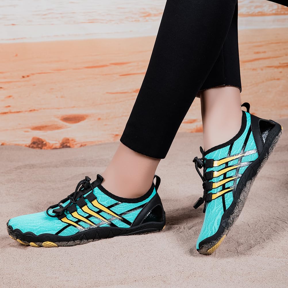 Zapatos de Agua Hombre Mujer Secado Rápido Calcetines de Agua Snorkel Natación Playa Senderismo Antideslizante Suela Flexible Descalzo