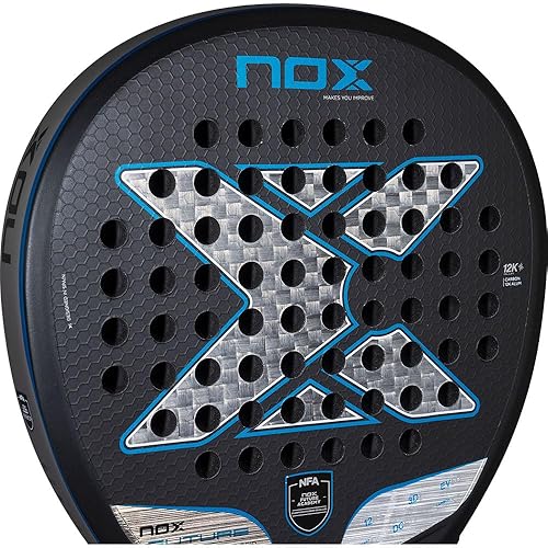 Miniatura 8 de Pala de pádel Future Hybrid 12K Alum NFA Edition  Pala de Padel en forma de lágrima  Cara de carbono de alumbre de 12 quilates, núcleo EV50 y