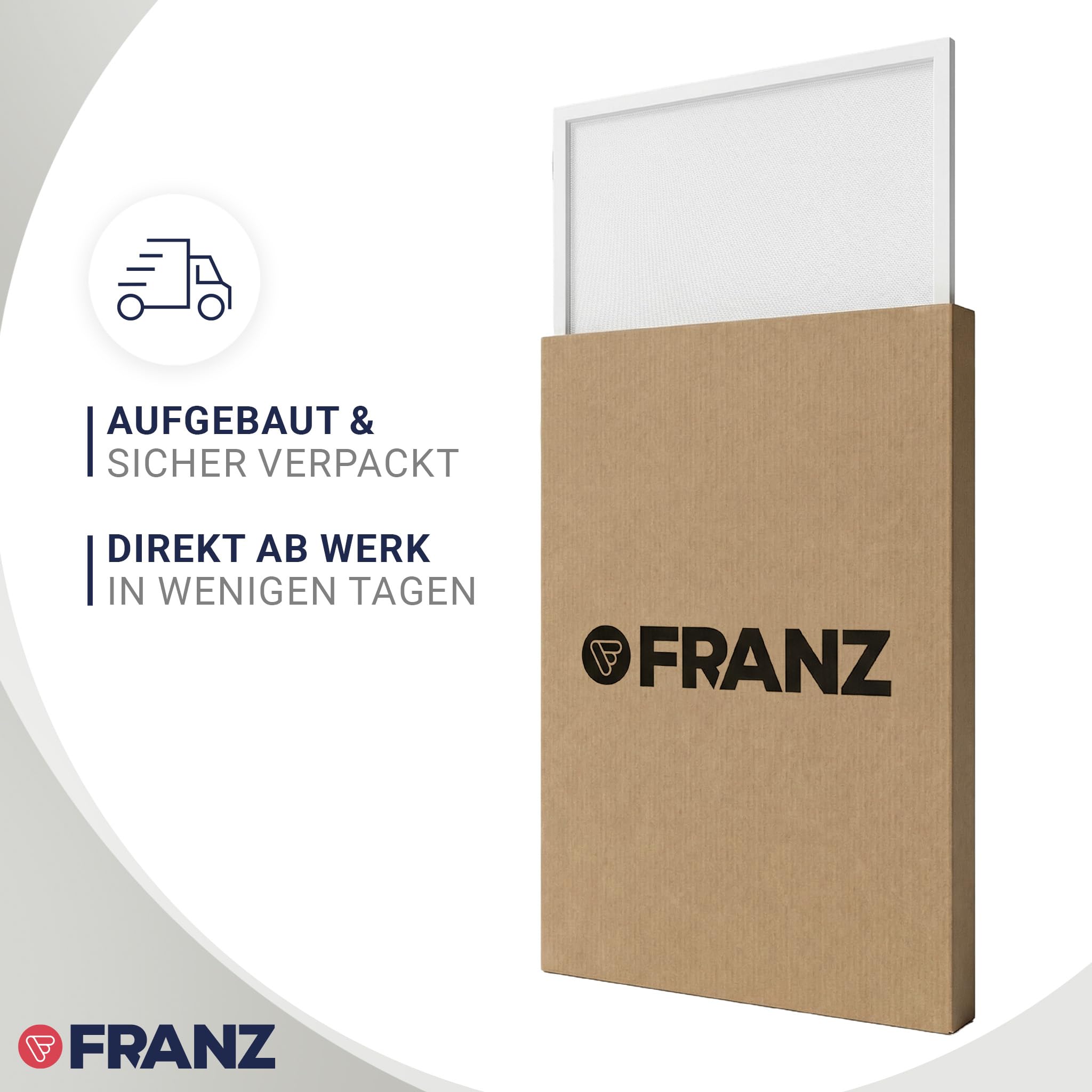 FRANZ Fliegengitter nach Maß für Fenster – Insektenschutz Spannrahmen, vormontiert, ohne Bohren, pulverbeschichtete Aluminium-Profile, Profiqualität, Made in Germany (Ocker)