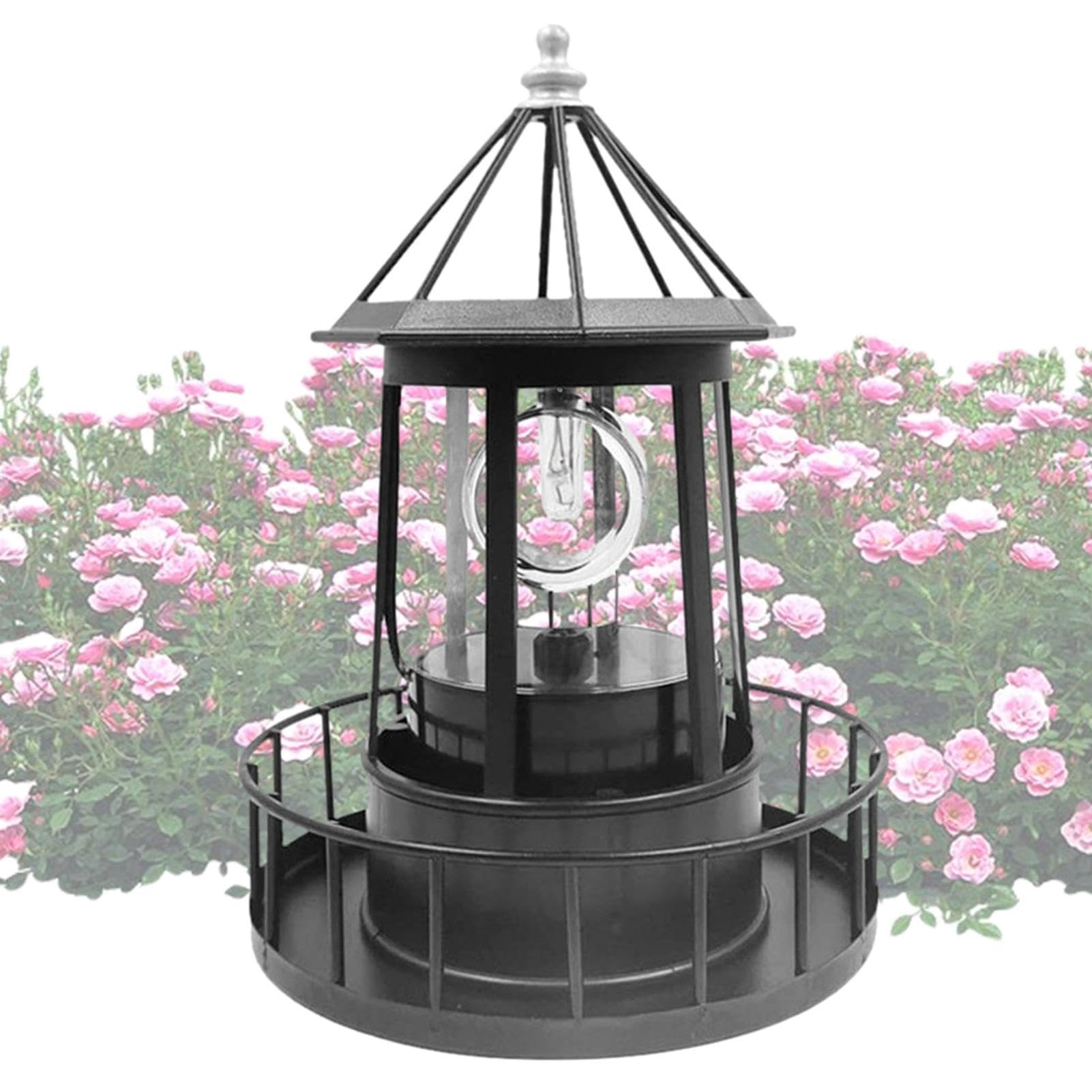 Paodduk Solar Light, Solar Lights Outdoor Garden Rotating, Garden Solar Powered Waterproof, Houses Decorations for Yard and Landscape Ornaments