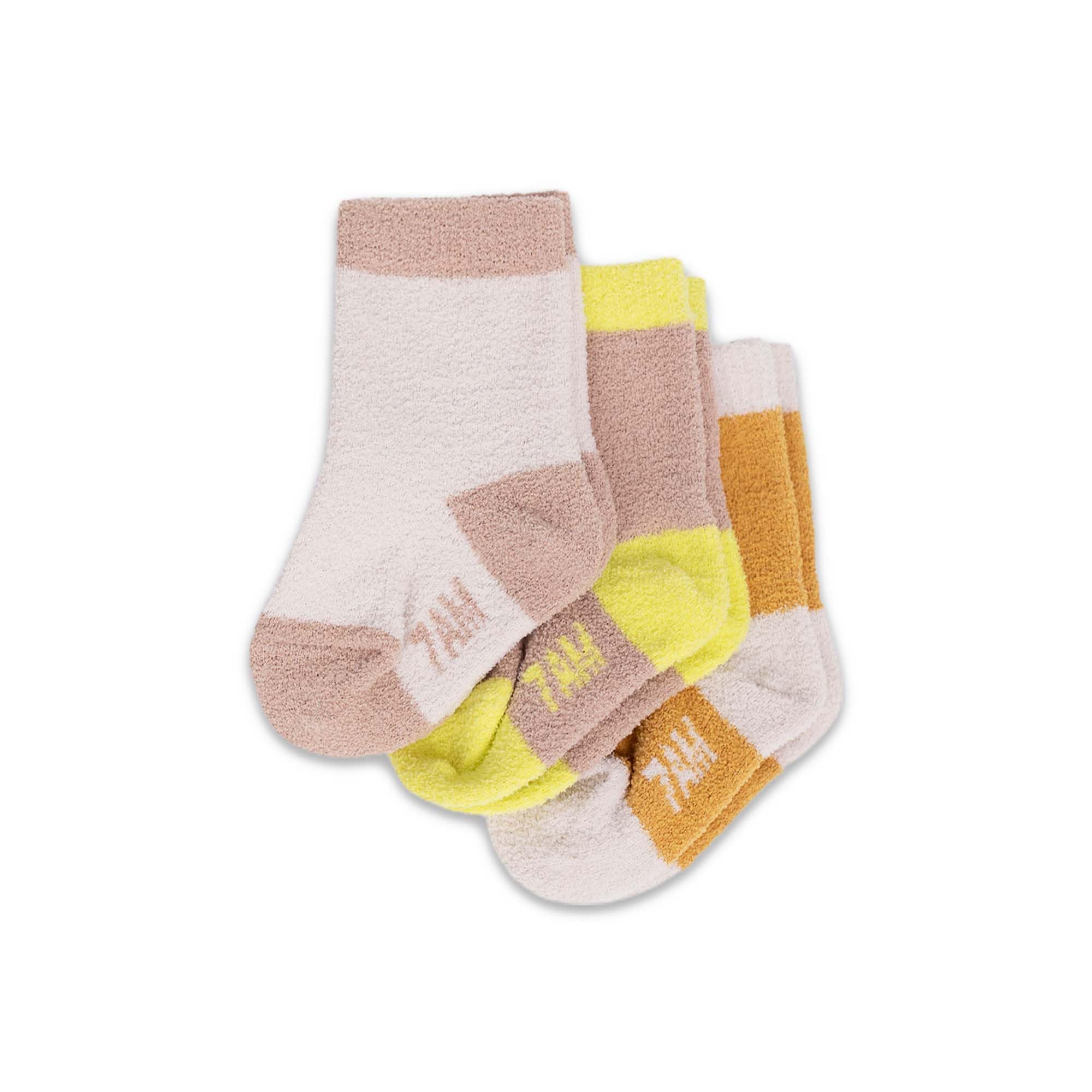 7AM Enfant Short Baby Socks - Cute Newborn Socks for Baby Boy & Girl, Thick & Warm Socks Provide Ultimate Comfort & Softness