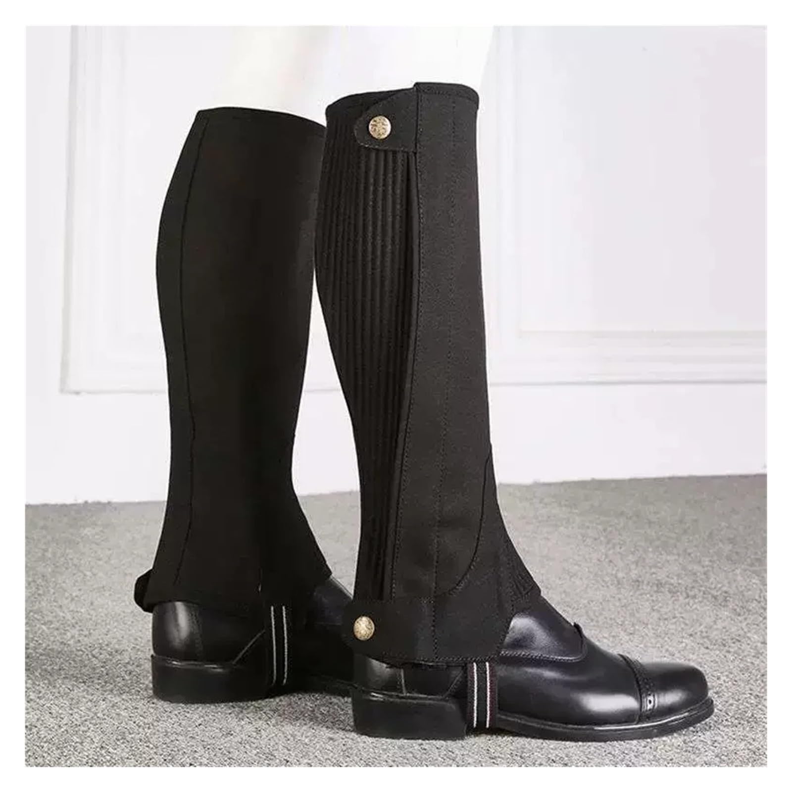 Reiten Half Chaps Reitgamaschen Halbchaps Reitstiefelüberzug Beinschutz Leggings Reitsport Reitschutz