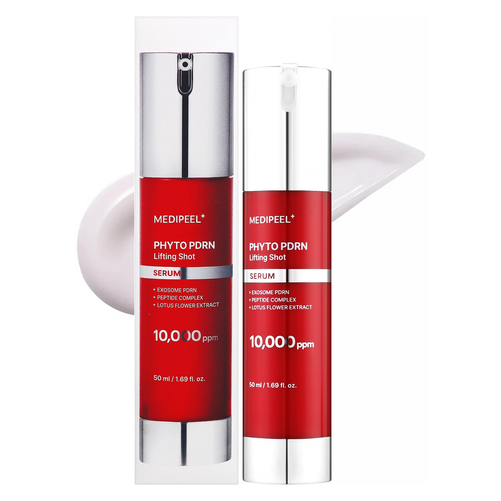 MEDIPEEL Exosome PDRN Lifting Shot Serum 50ml – Vegan PDRN Exosome Ampoule with Peptide Complex & Spicule Shot Formula for Firming & Radiance | Korean Skincare