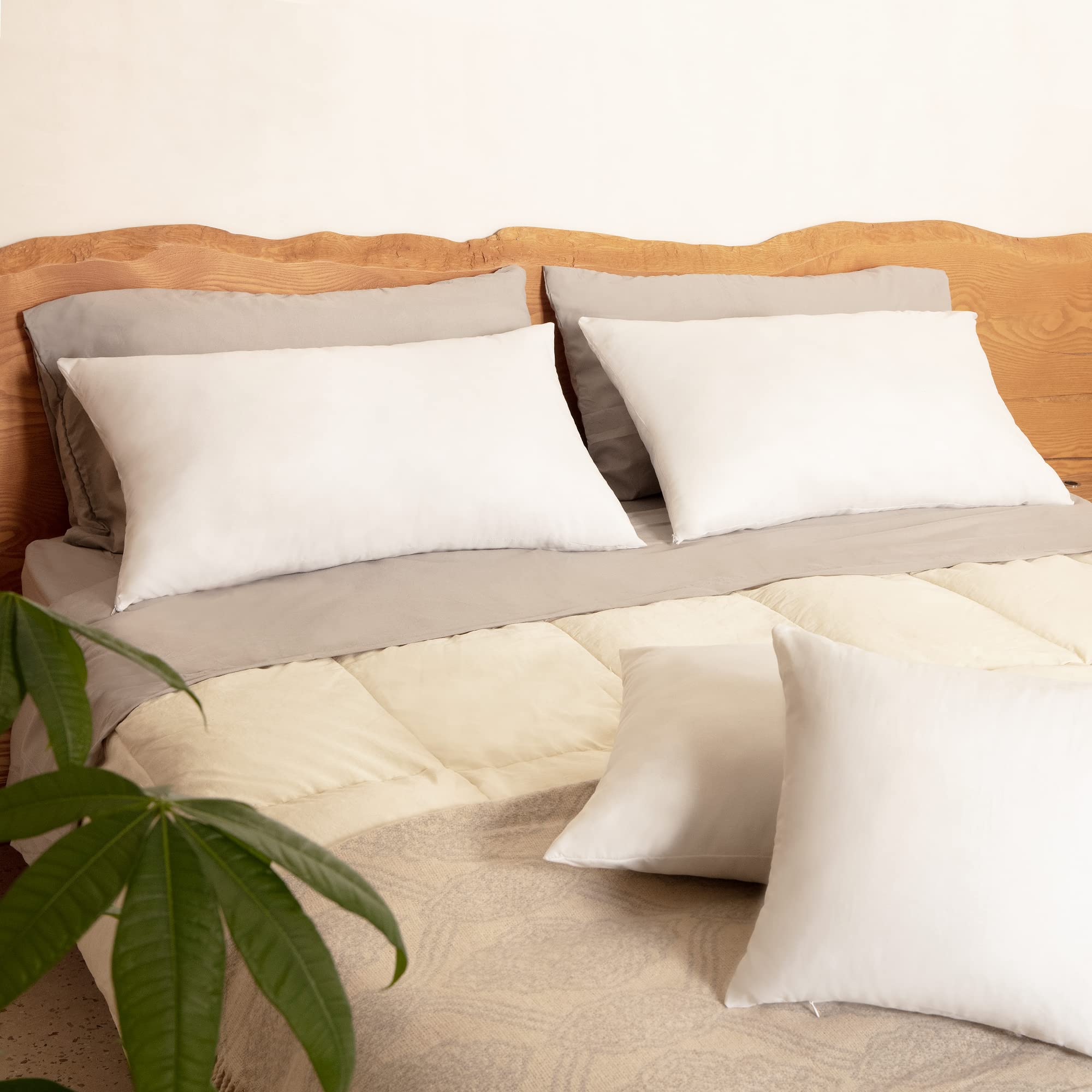 2 Cuscini Eco Soft 50x80 Cm - Anallergici, Traspiranti, Lavabili, Made In Italy, Per Letto E Divano - Foto 8