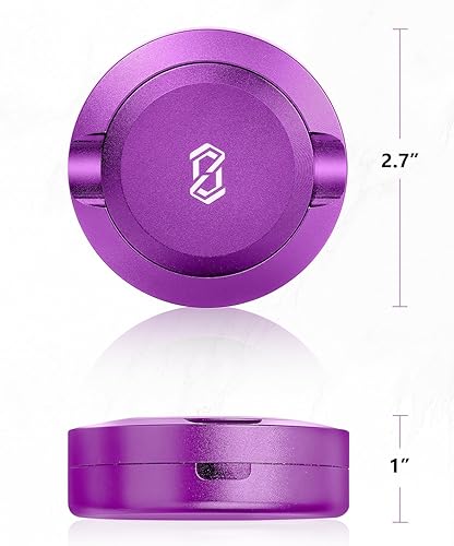 Miniatura 4 de OZCHIN Lata de metal para ZYN para Snus – 2 latas – Contenedor portátil hermético de aluminio sin olor, a prueba de olores, tapa de rosca, a prueba