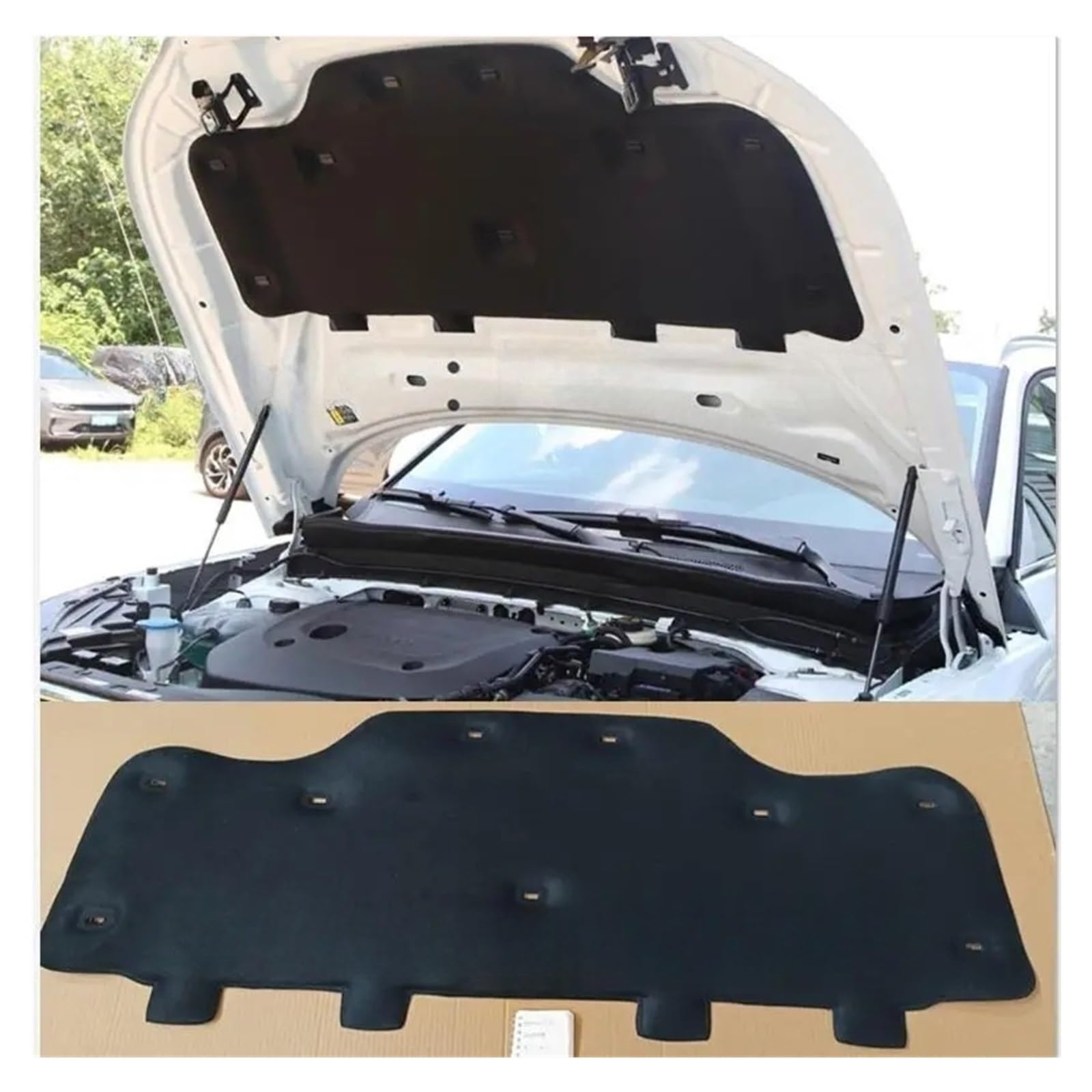 Compatibile Per Volvo XC40 2020-2025 Isolamento Termico Cotone Isolamento Acustico Cotone Isolamento termico Pad Modificato