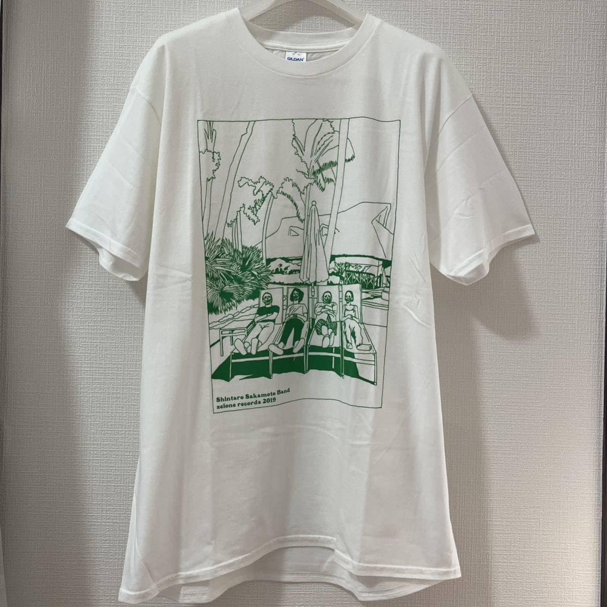 坂本慎太郎　Tシャツ　Lサイズ　ライブ会場限定 坂本慎太郎 Tシャツ Lサイズ ライブ会場限定 zelone records