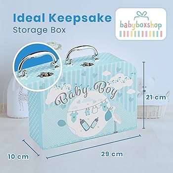 Baby Gift Set - Blue Basket Full of Baby Products in a Baby Boys