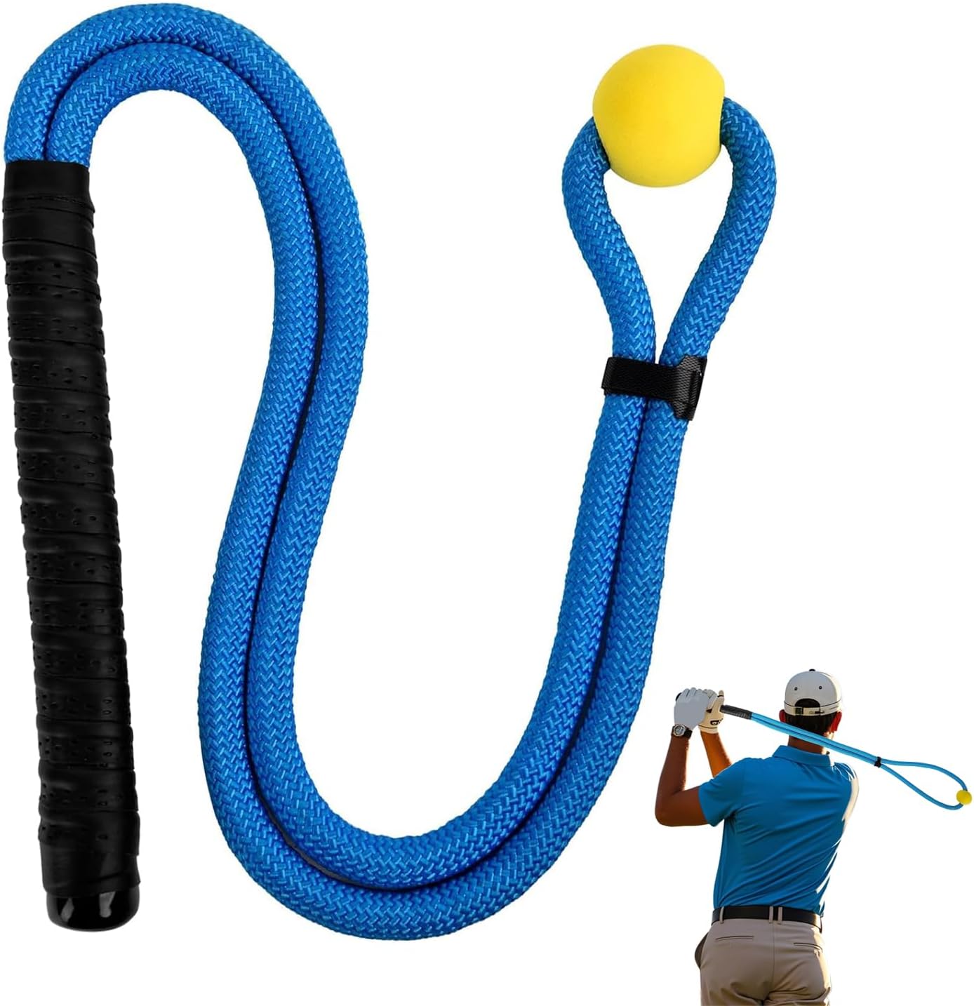 Golf Rope Swing Trainer Golf Swing Trainer Golf Swing Training Aid Golf Speed Trainer Golf Tempo Trainer Golf Flexibility Trainer Swing Corrector Warm-Up Trainer for Golfers of All Levels