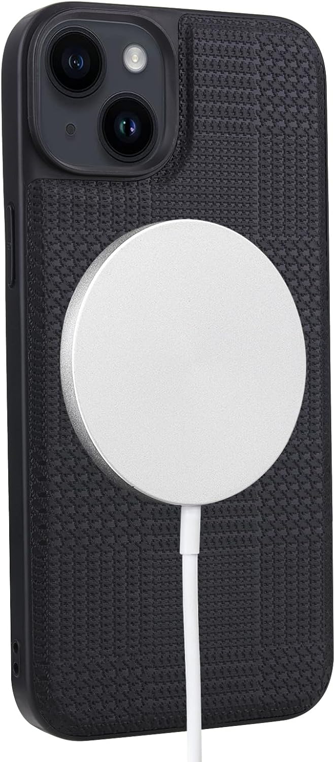 Smartist CIH15P-VL-TH-P-BK ViLi TH-P iPhone 15 Plus Compatible Pouch, Removable, Back Case, Card Storage, Stand Function, Black